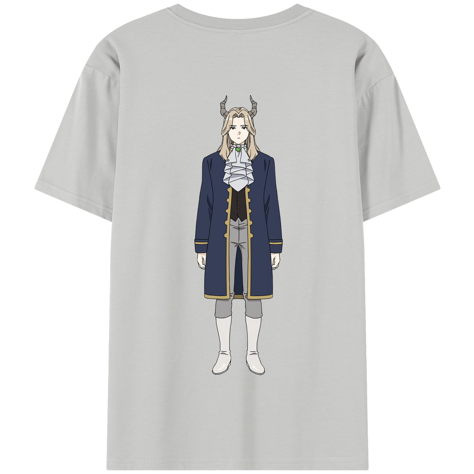 （画像用） 葬送のフリーレン Frieren 綿100％半袖Tシャツ（背面プリント）