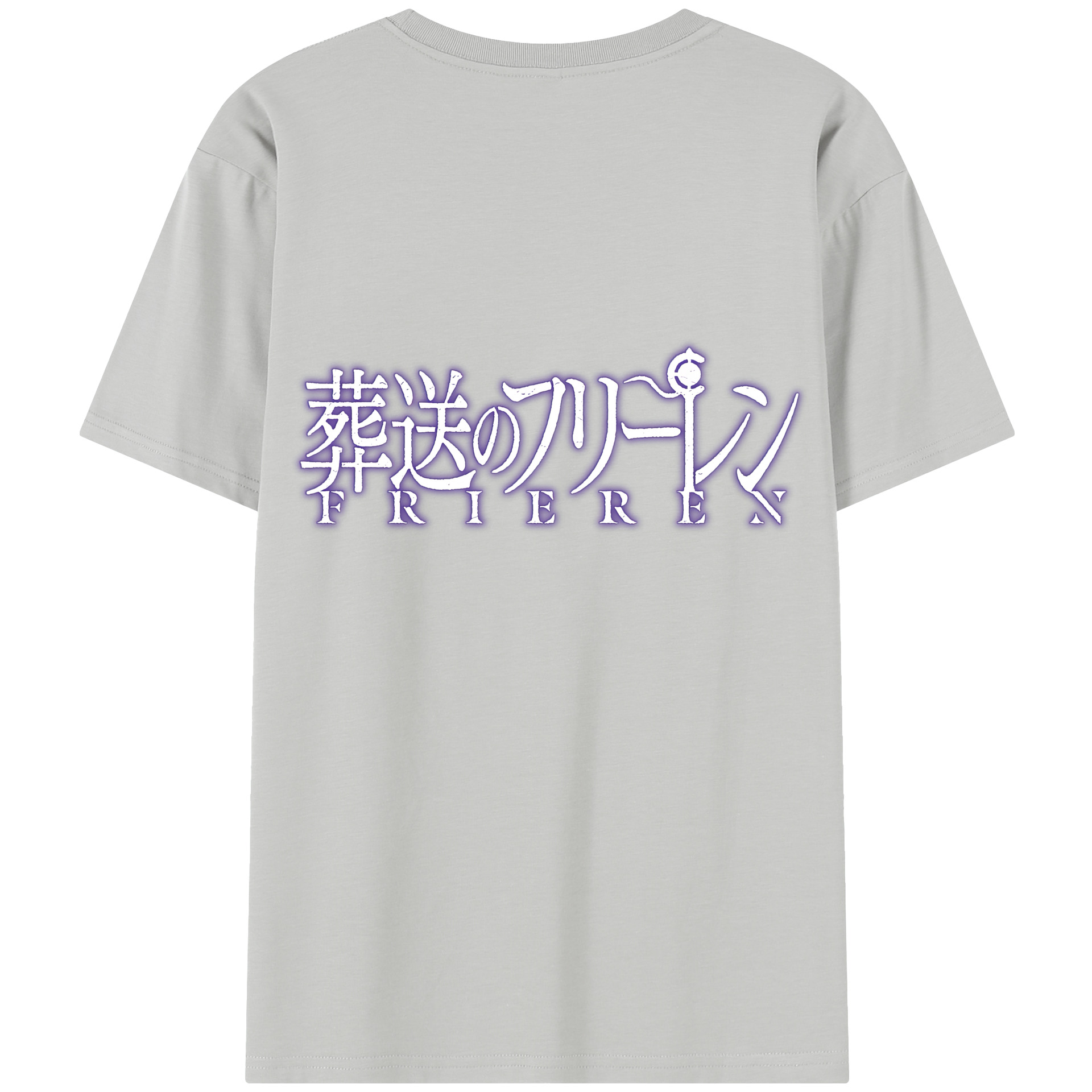 （画像用） 葬送のフリーレン Frieren 綿100％半袖Tシャツ（背面プリント）