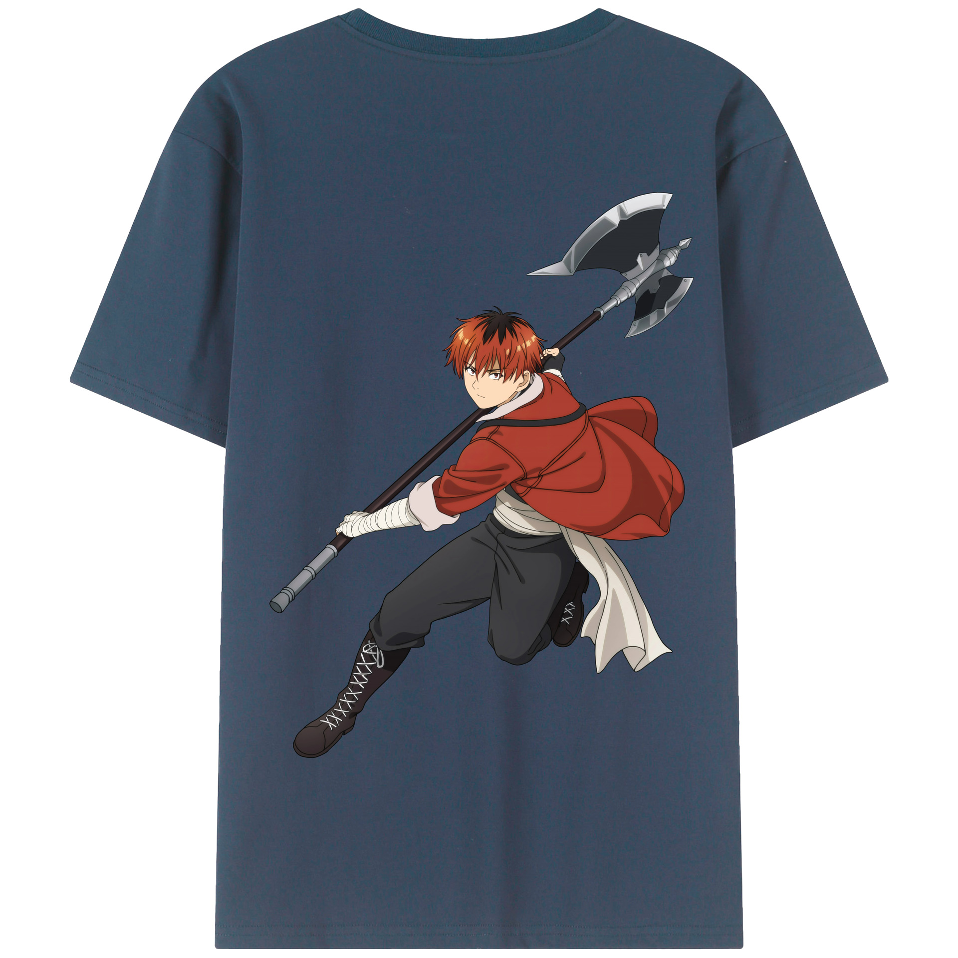（画像用） 葬送のフリーレン Frieren 綿100％半袖Tシャツ（背面プリント）