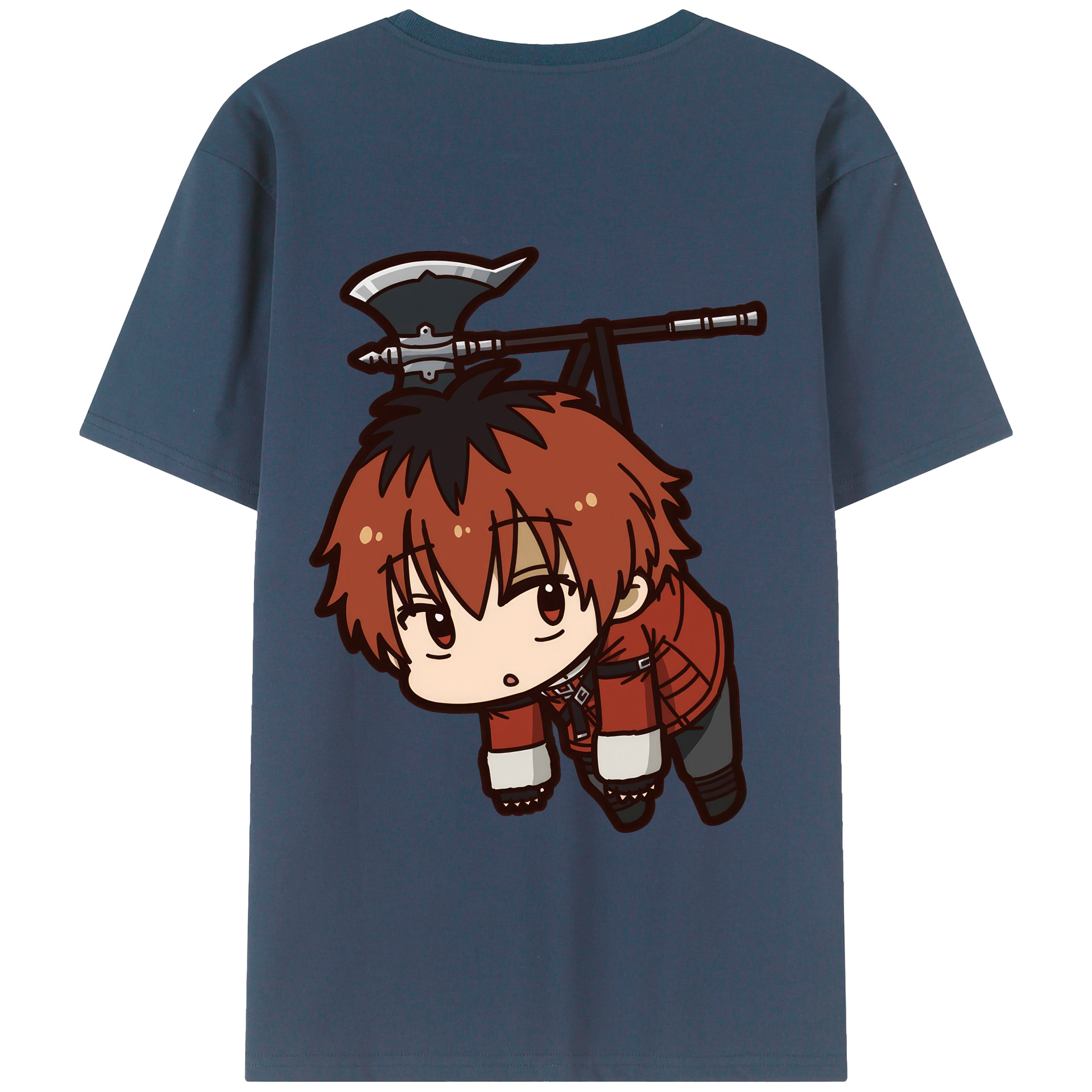 （画像用） 葬送のフリーレン Frieren 綿100％半袖Tシャツ（背面プリント）