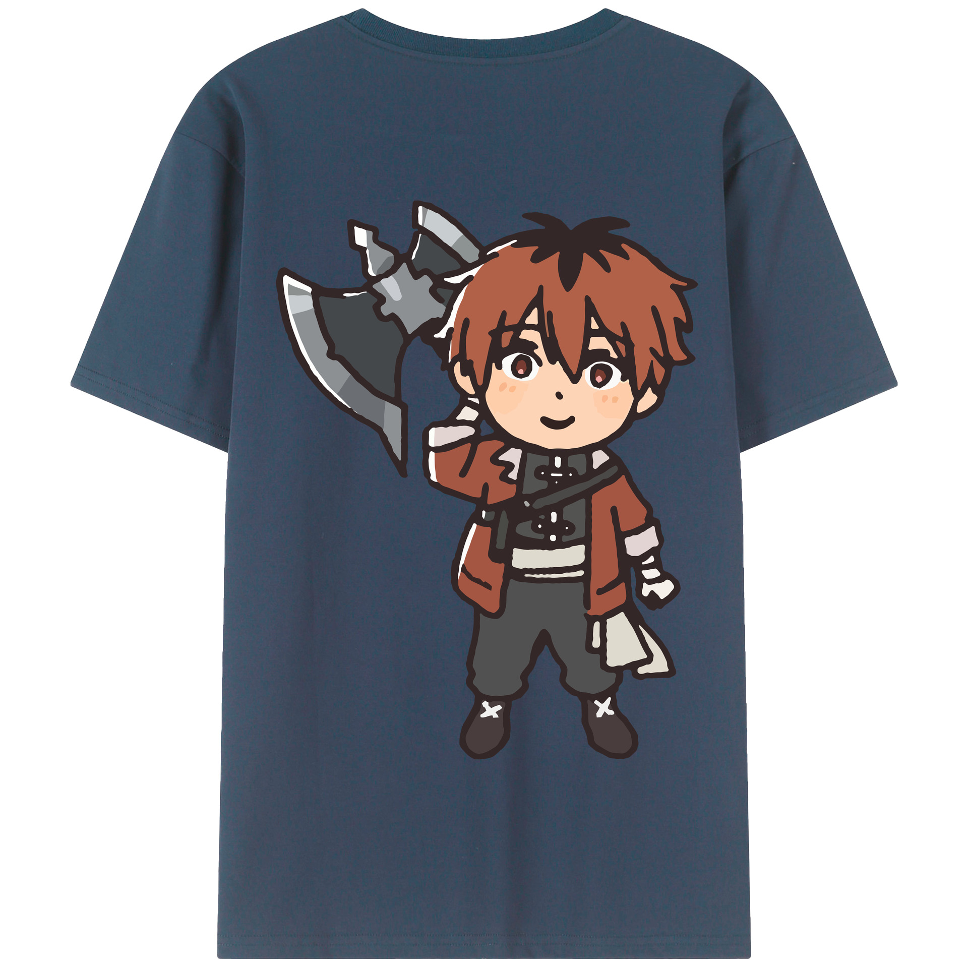 （画像用） 葬送のフリーレン Frieren 綿100％半袖Tシャツ（背面プリント）