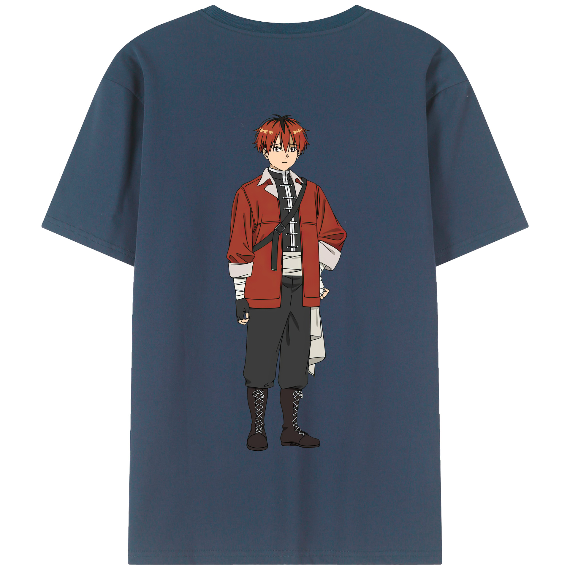 （画像用） 葬送のフリーレン Frieren 綿100％半袖Tシャツ（背面プリント）