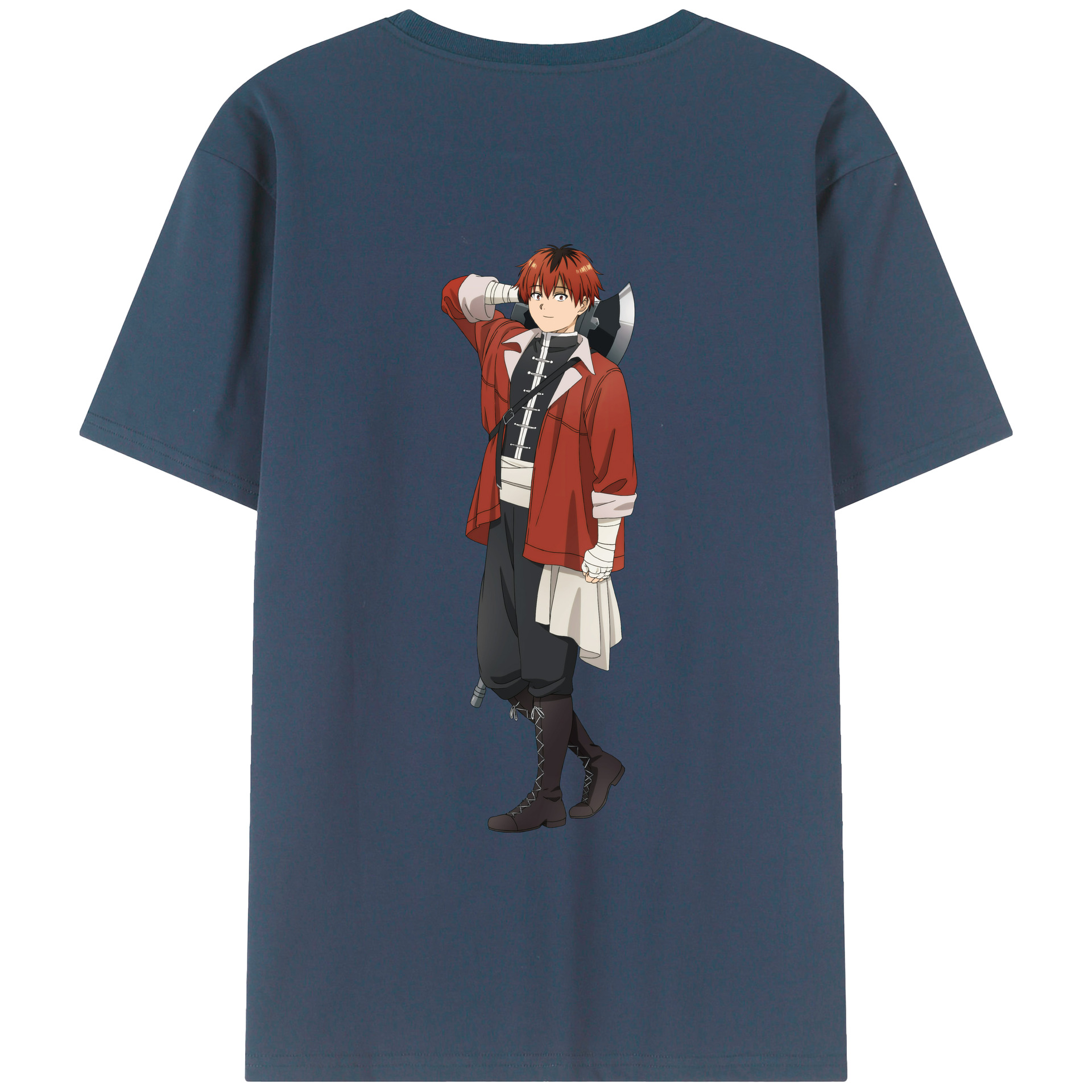 （画像用） 葬送のフリーレン Frieren 綿100％半袖Tシャツ（背面プリント）