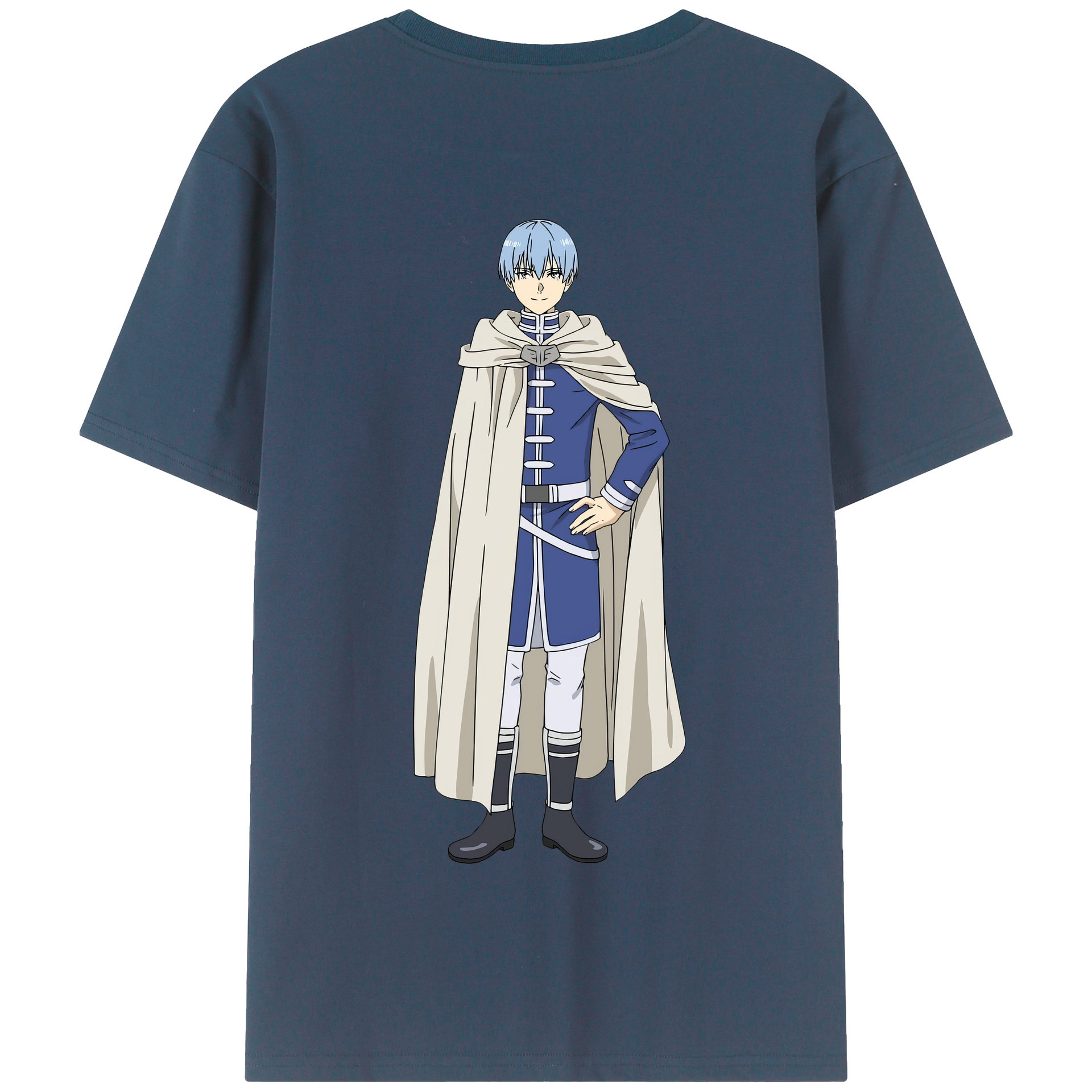 （画像用） 葬送のフリーレン Frieren 綿100％半袖Tシャツ（背面プリント）