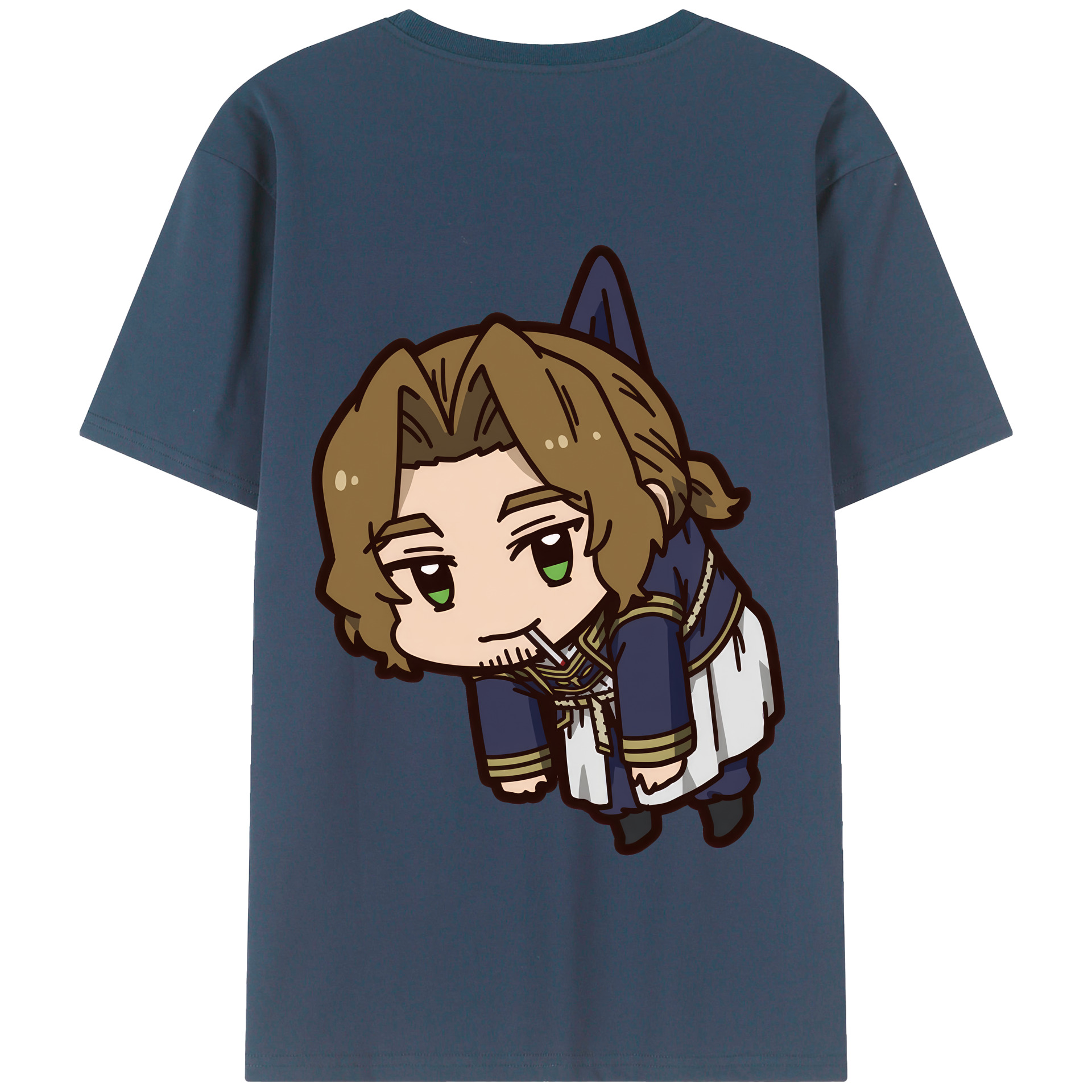 （画像用） 葬送のフリーレン Frieren 綿100％半袖Tシャツ（背面プリント）