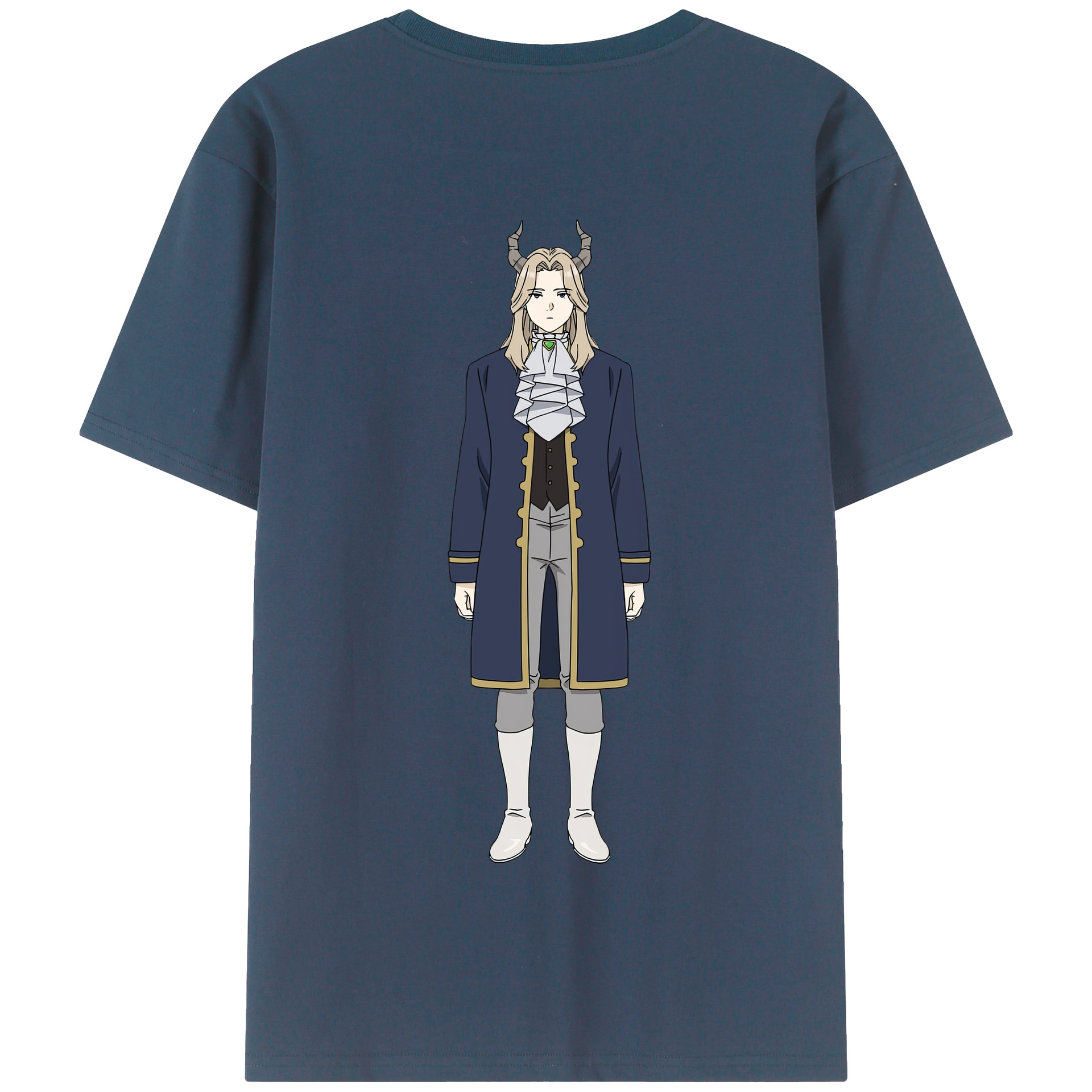 （画像用） 葬送のフリーレン Frieren 綿100％半袖Tシャツ（背面プリント）