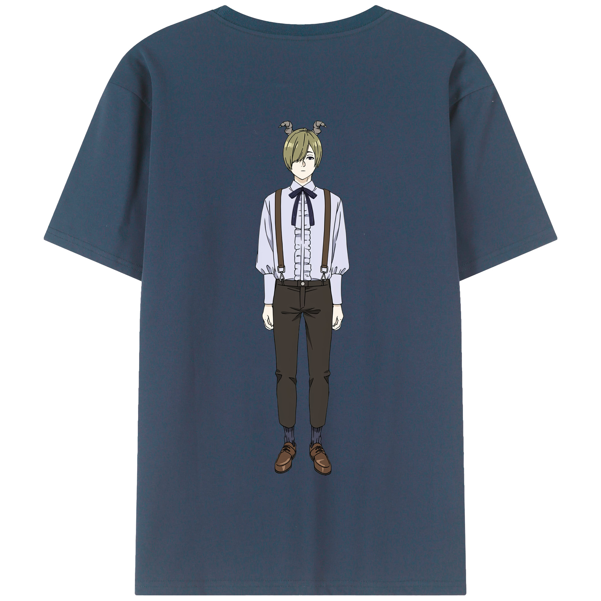 （画像用） 葬送のフリーレン Frieren 綿100％半袖Tシャツ（背面プリント）