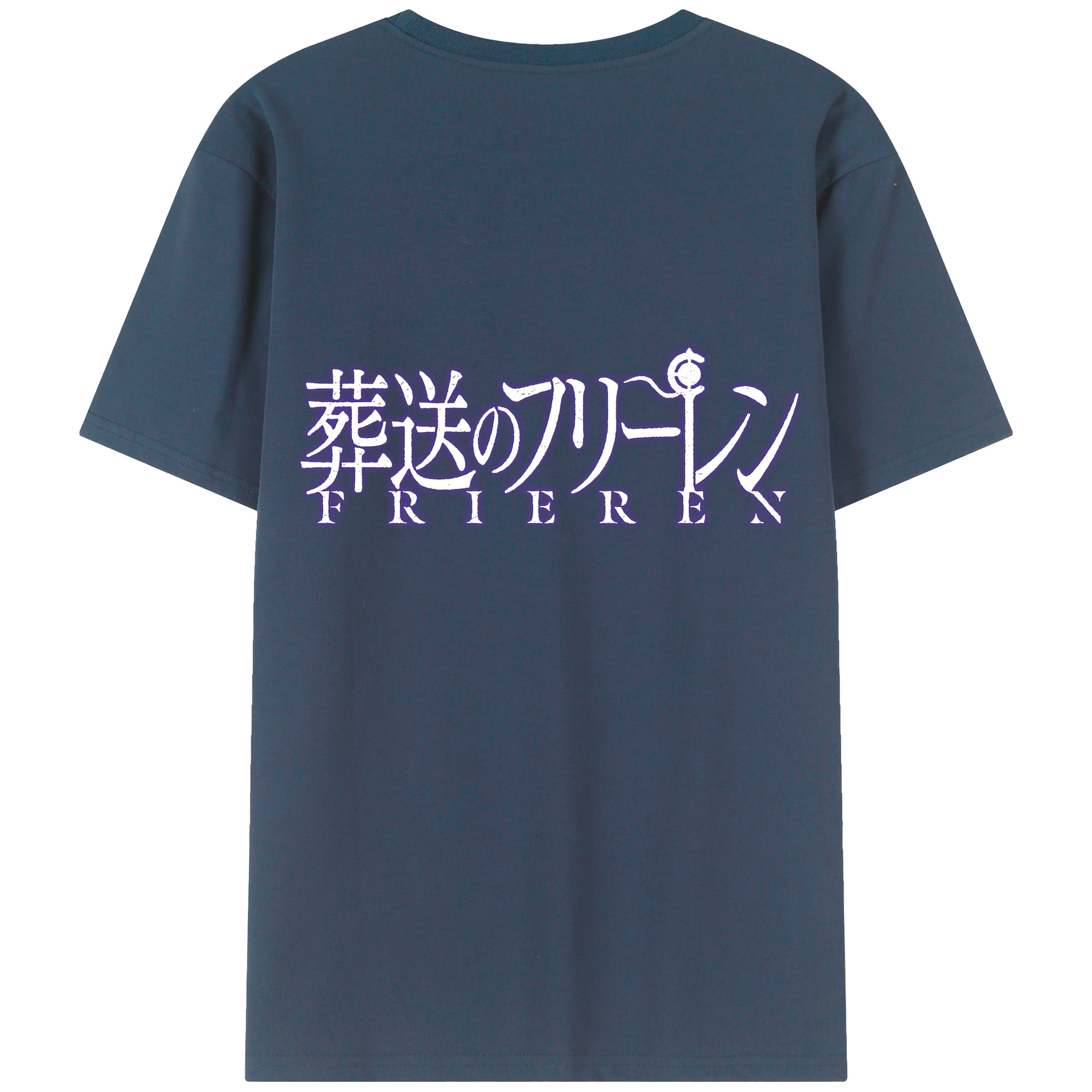 （画像用） 葬送のフリーレン Frieren 綿100％半袖Tシャツ（背面プリント）