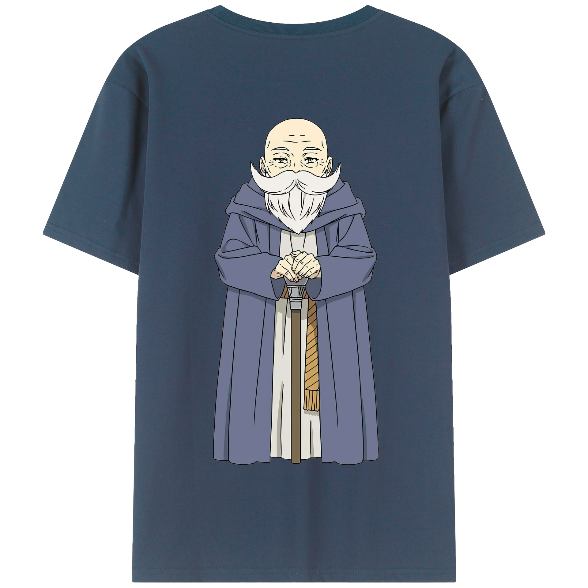 （画像用） 葬送のフリーレン Frieren 綿100％半袖Tシャツ（背面プリント）