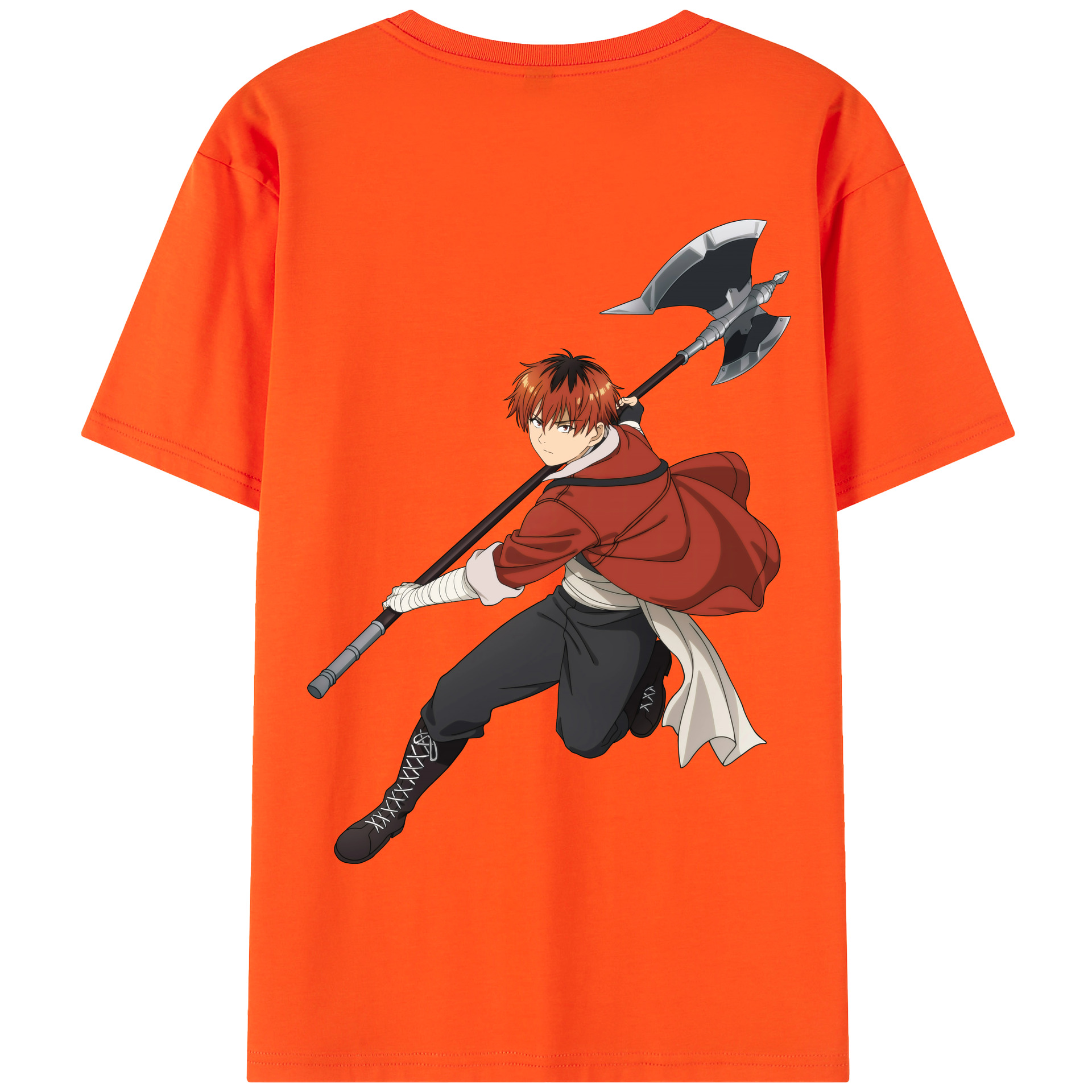 （画像用） 葬送のフリーレン Frieren 綿100％半袖Tシャツ（背面プリント）