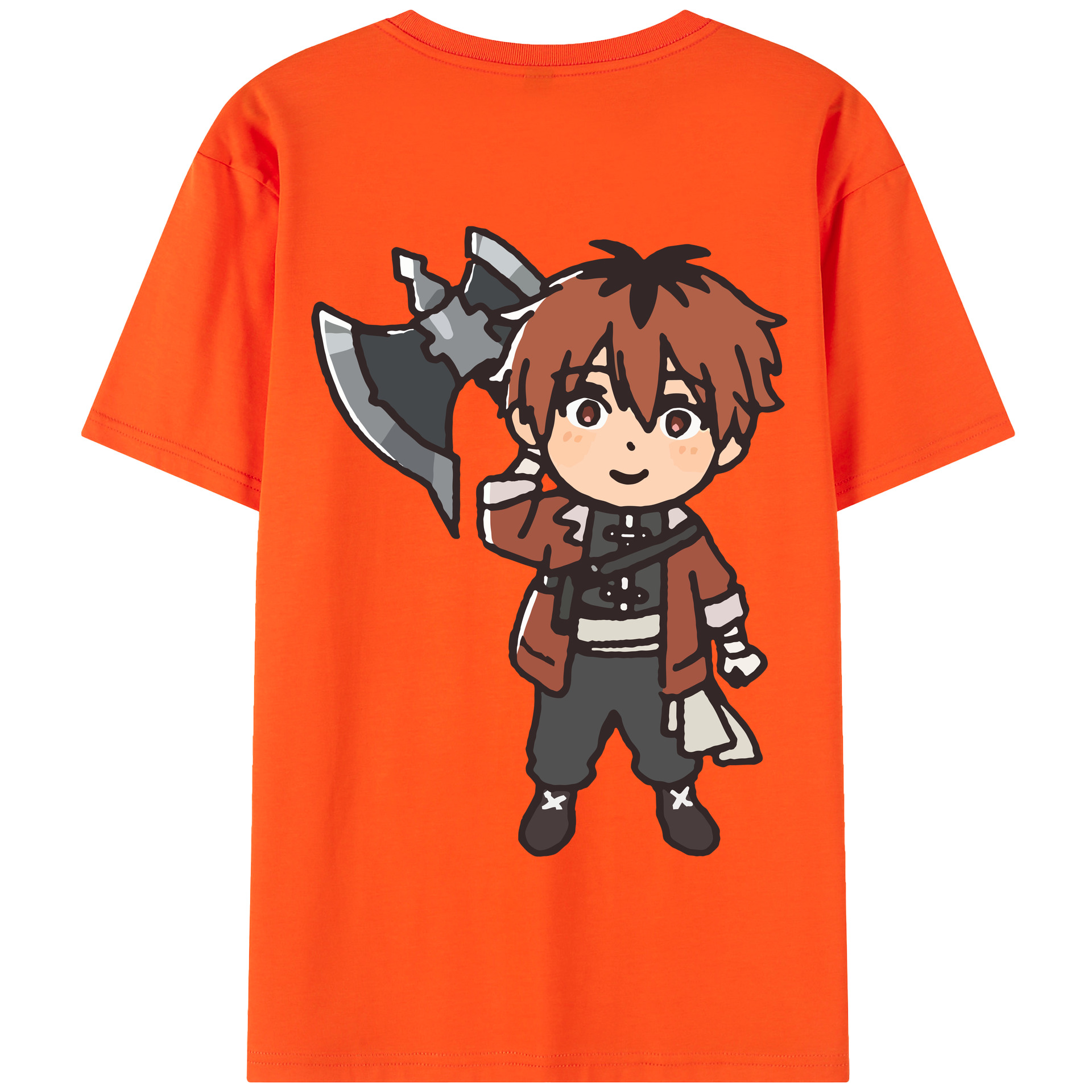 （画像用） 葬送のフリーレン Frieren 綿100％半袖Tシャツ（背面プリント）