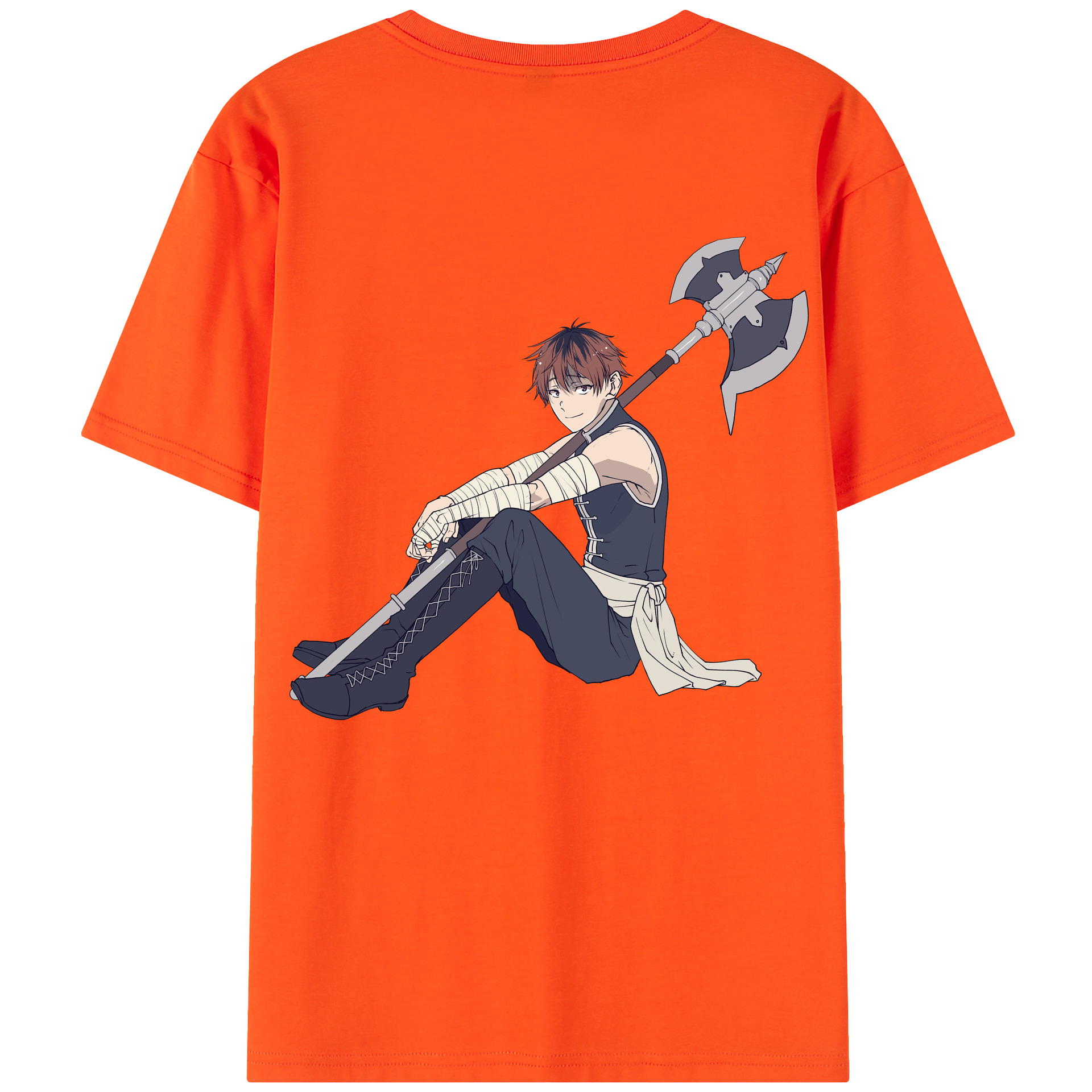 （画像用） 葬送のフリーレン Frieren 綿100％半袖Tシャツ（背面プリント）