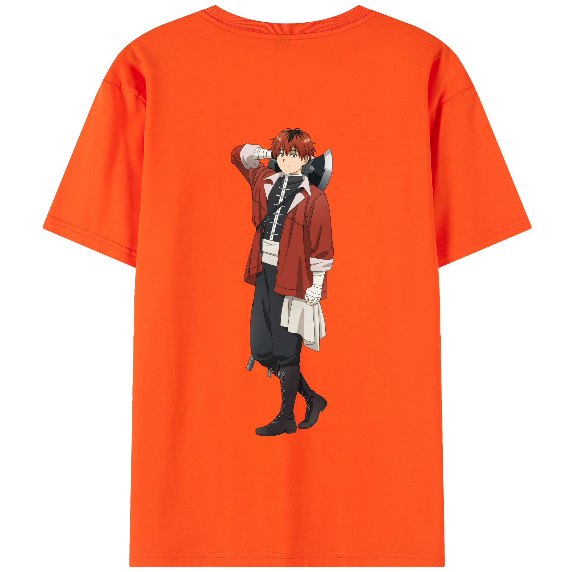 （画像用） 葬送のフリーレン Frieren 綿100％半袖Tシャツ（背面プリント）