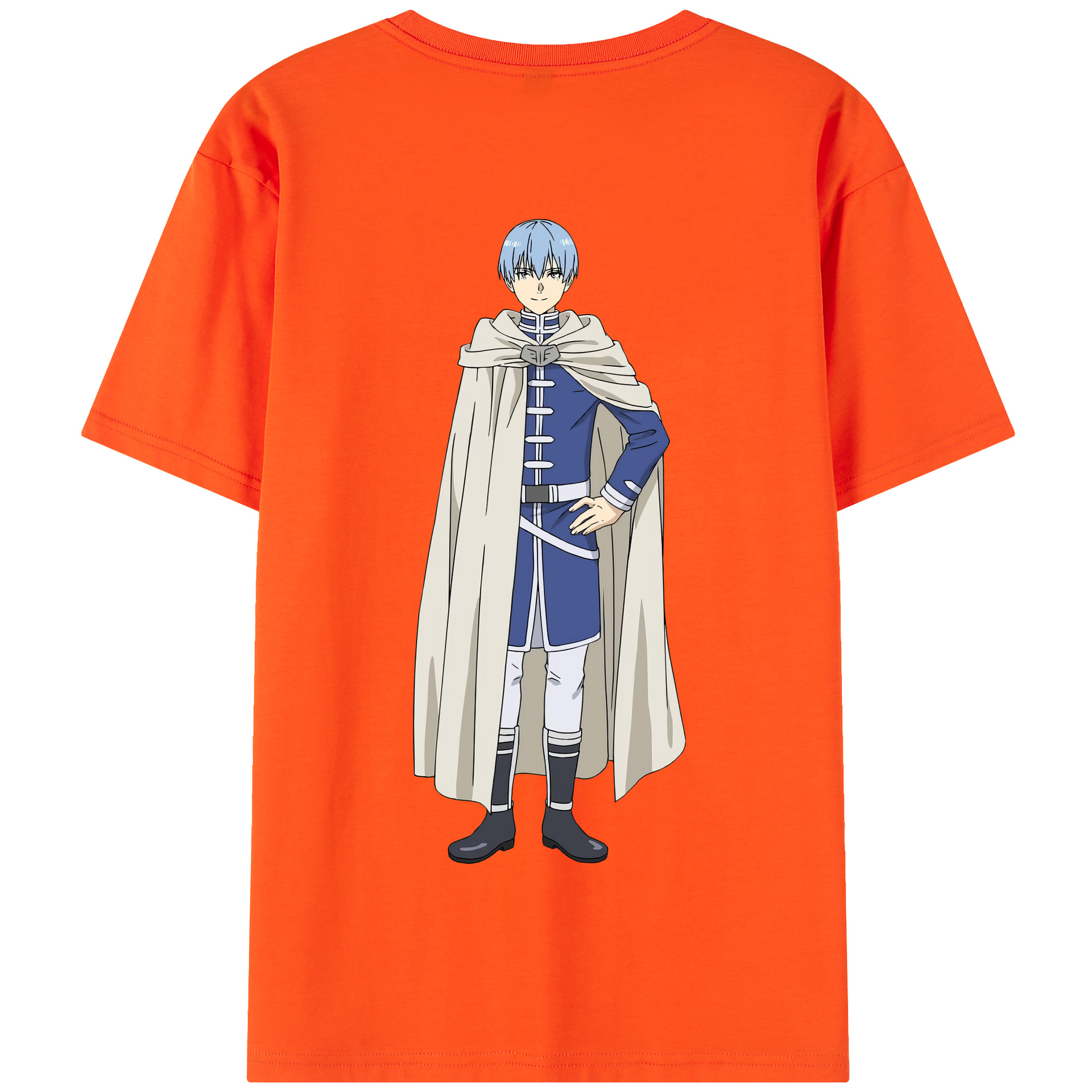 （画像用） 葬送のフリーレン Frieren 綿100％半袖Tシャツ（背面プリント）