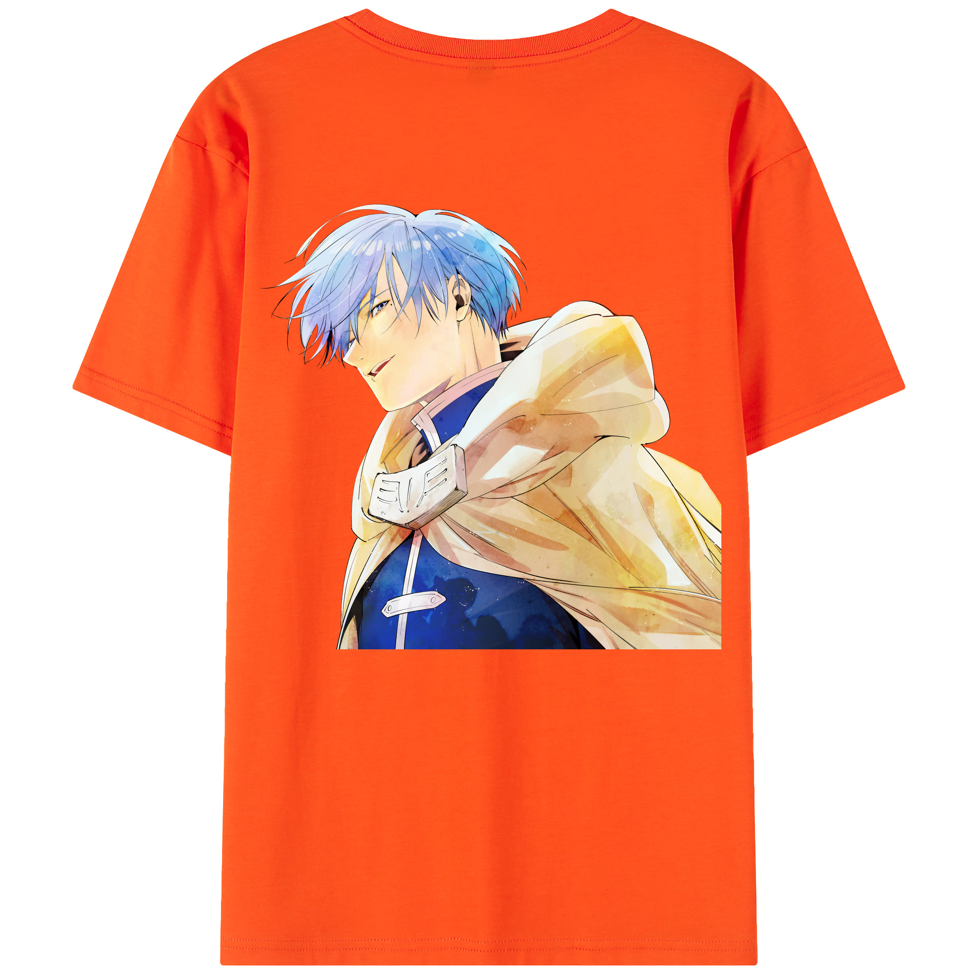 （画像用） 葬送のフリーレン Frieren 綿100％半袖Tシャツ（背面プリント）