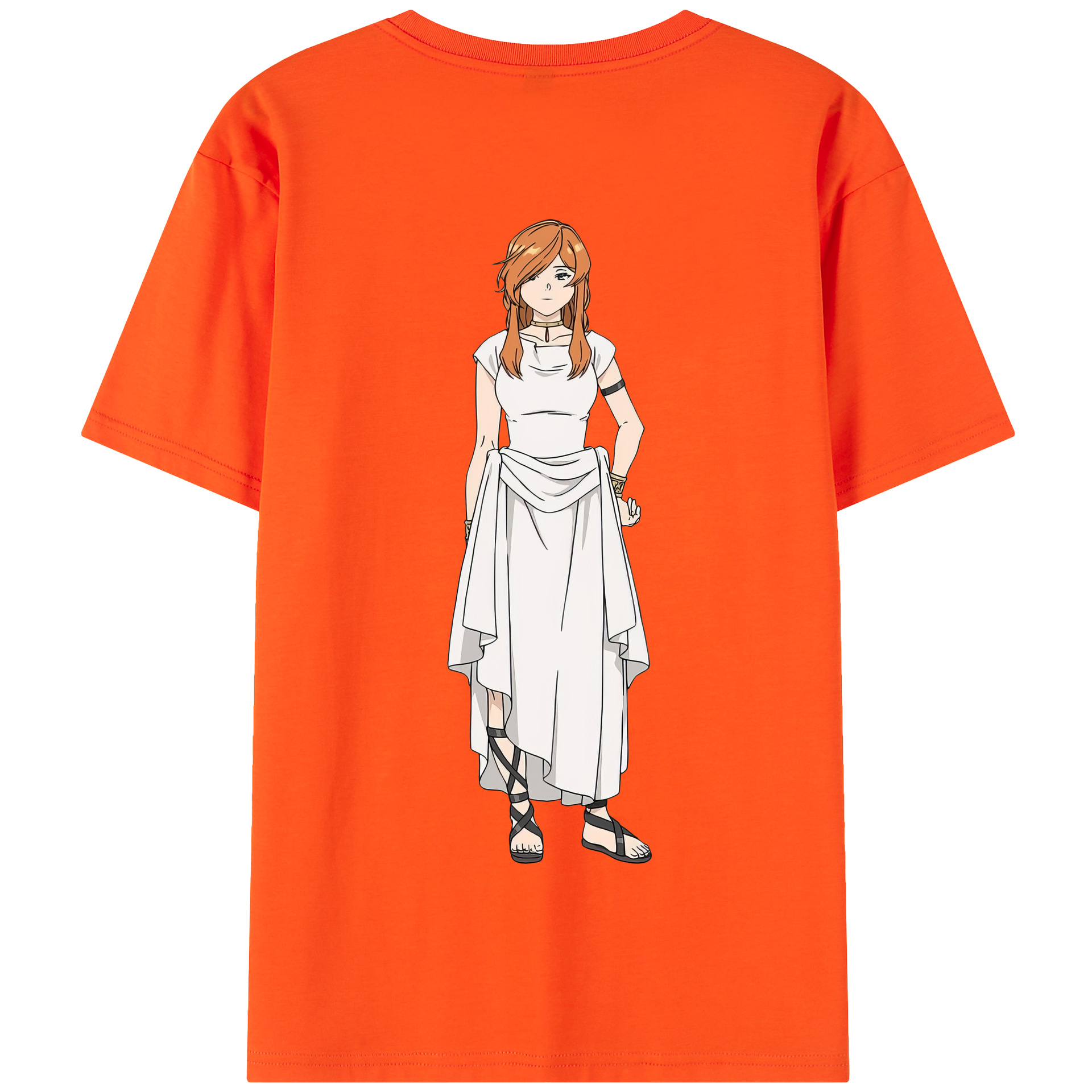 （画像用） 葬送のフリーレン Frieren 綿100％半袖Tシャツ（背面プリント）