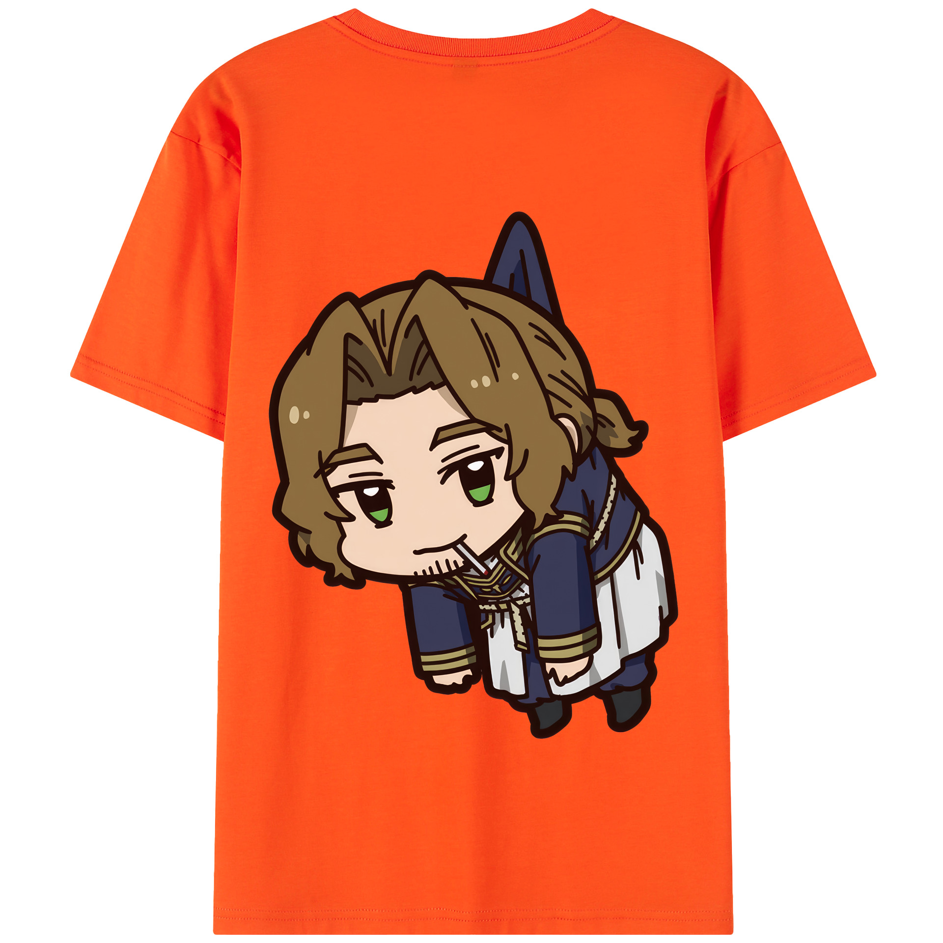 （画像用） 葬送のフリーレン Frieren 綿100％半袖Tシャツ（背面プリント）