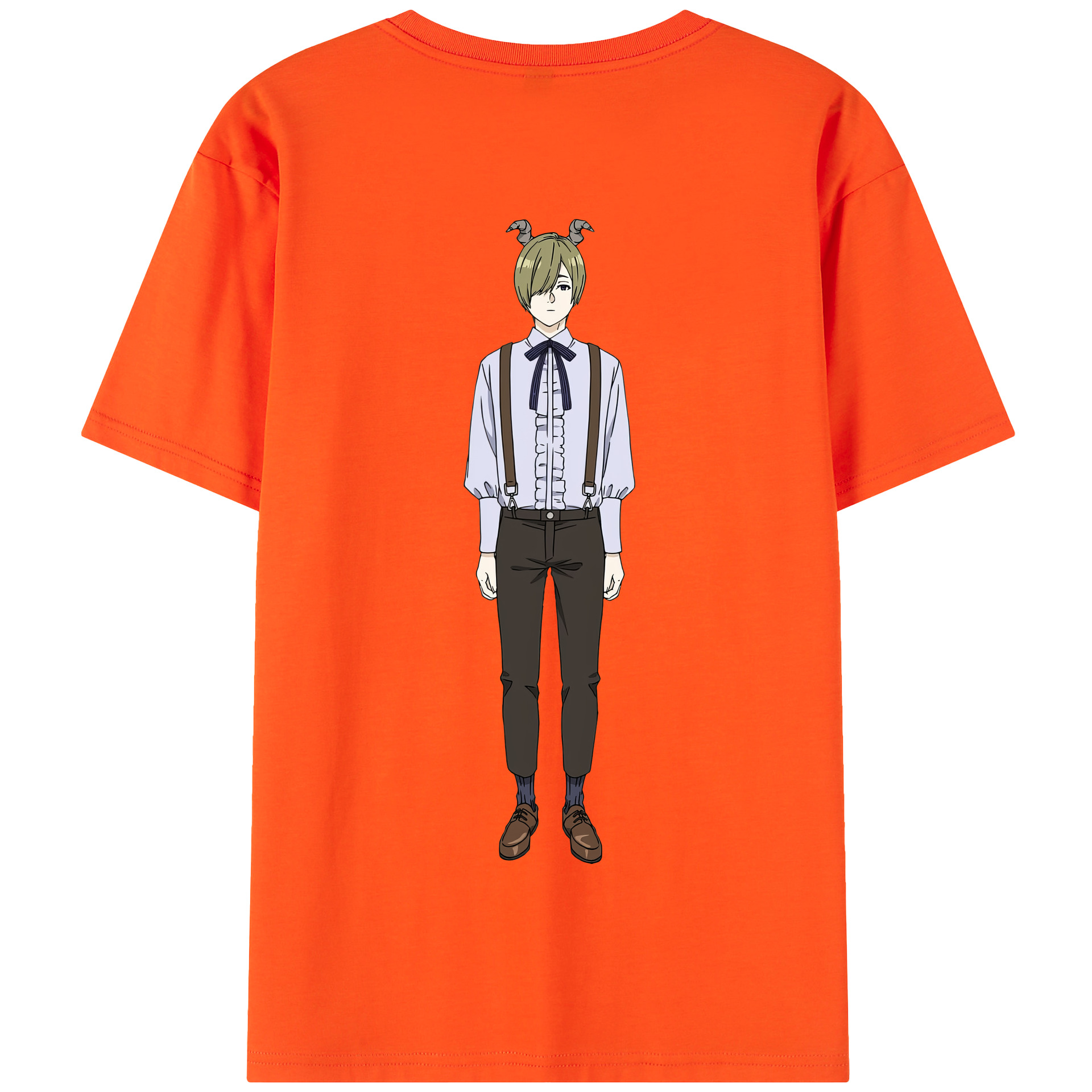 （画像用） 葬送のフリーレン Frieren 綿100％半袖Tシャツ（背面プリント）