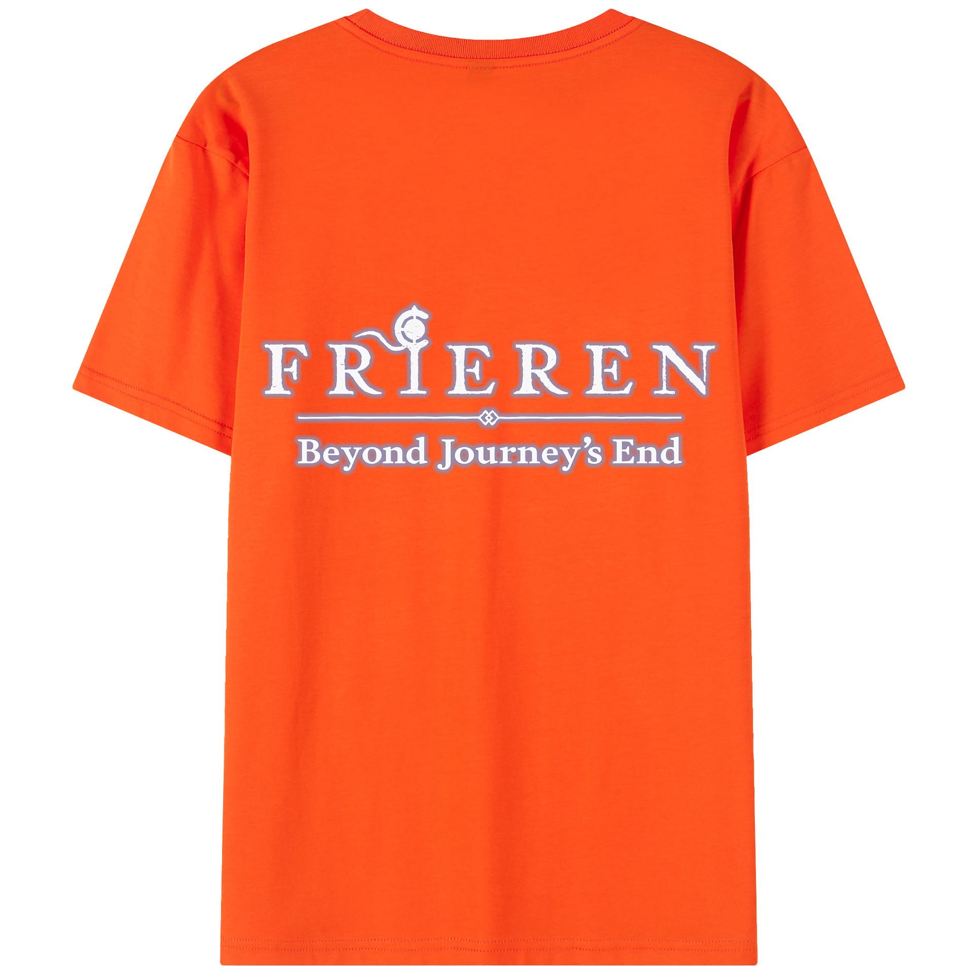 （画像用） 葬送のフリーレン Frieren 綿100％半袖Tシャツ（背面プリント）