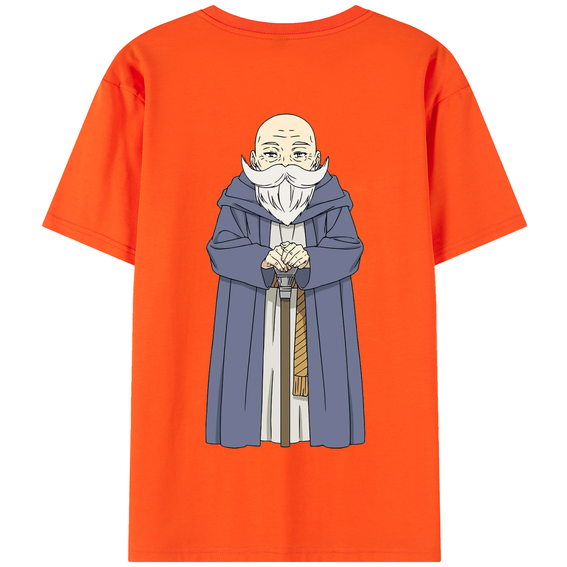 （画像用） 葬送のフリーレン Frieren 綿100％半袖Tシャツ（背面プリント）