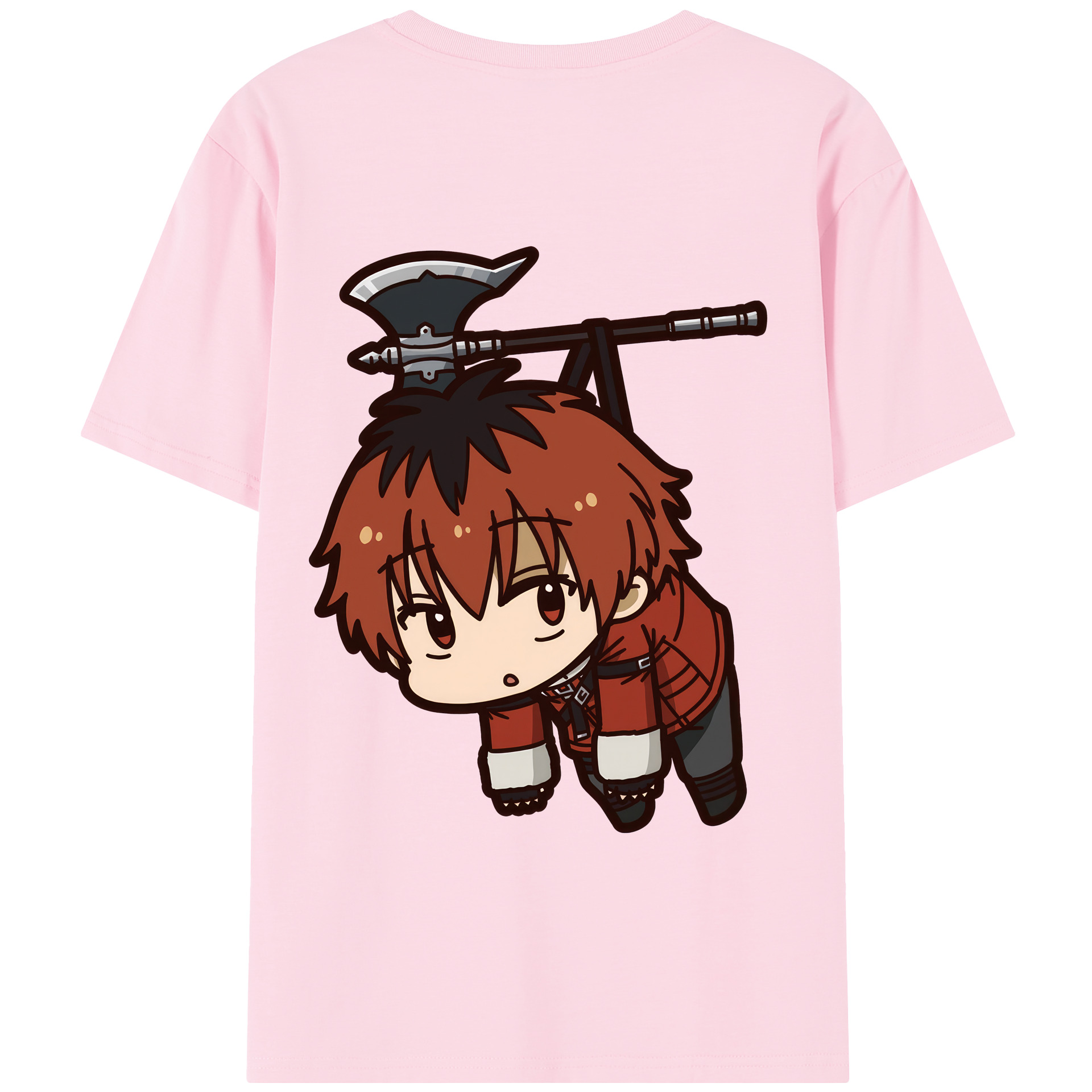 （画像用） 葬送のフリーレン Frieren 綿100％半袖Tシャツ（背面プリント）