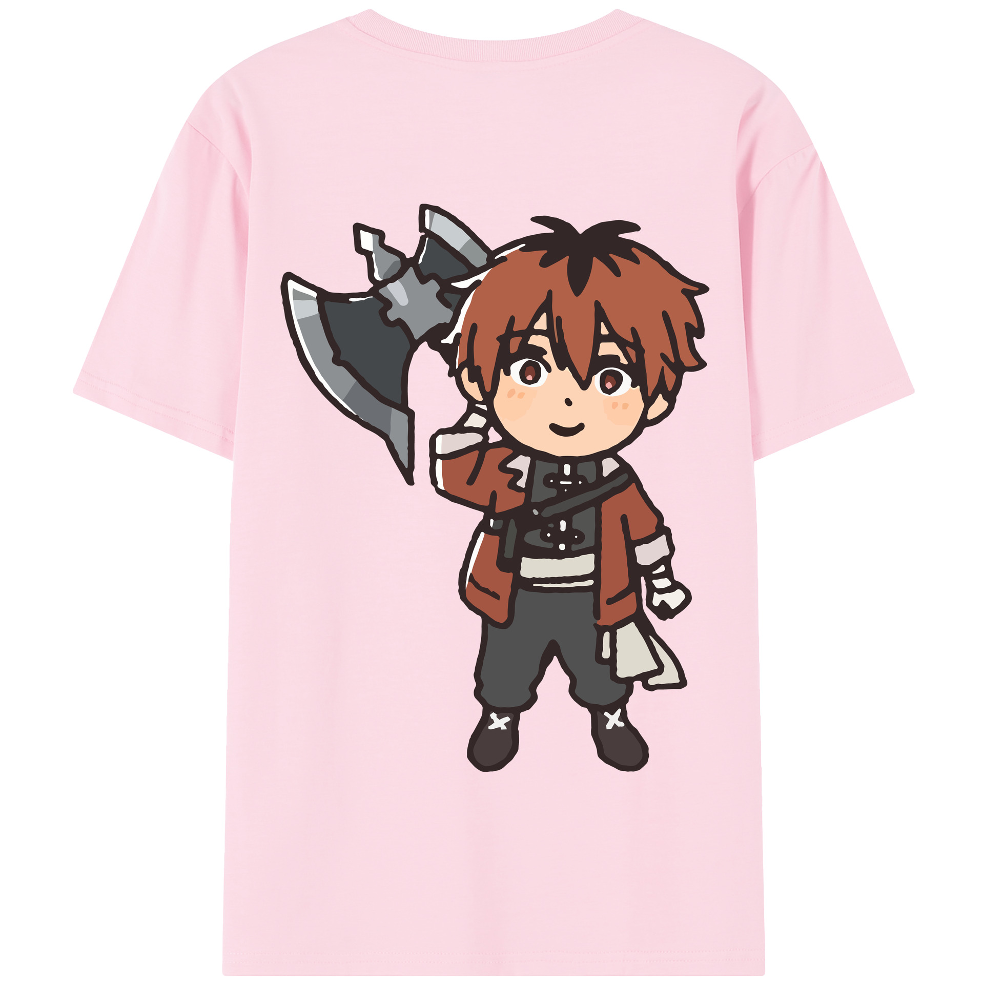 （画像用） 葬送のフリーレン Frieren 綿100％半袖Tシャツ（背面プリント）