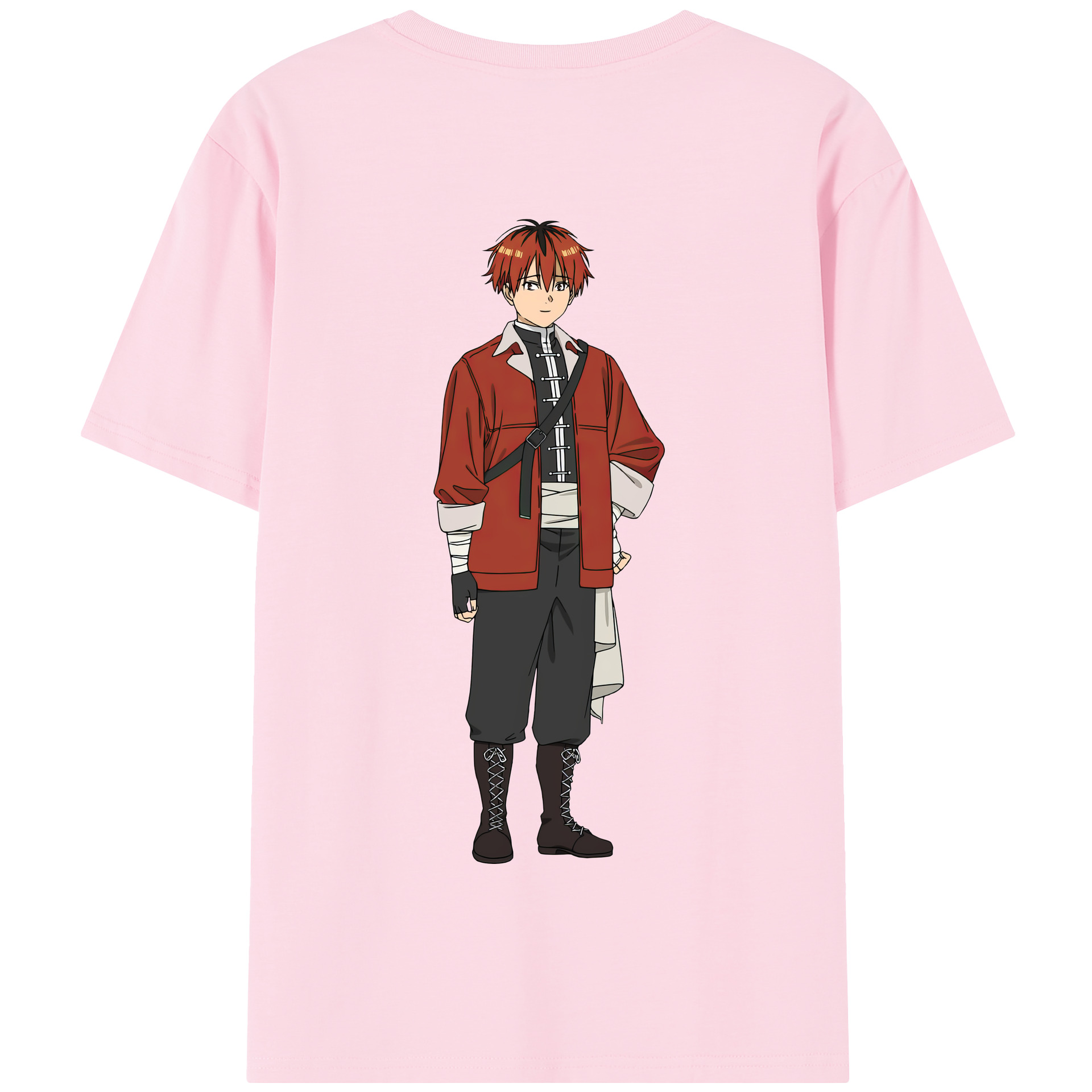 （画像用） 葬送のフリーレン Frieren 綿100％半袖Tシャツ（背面プリント）