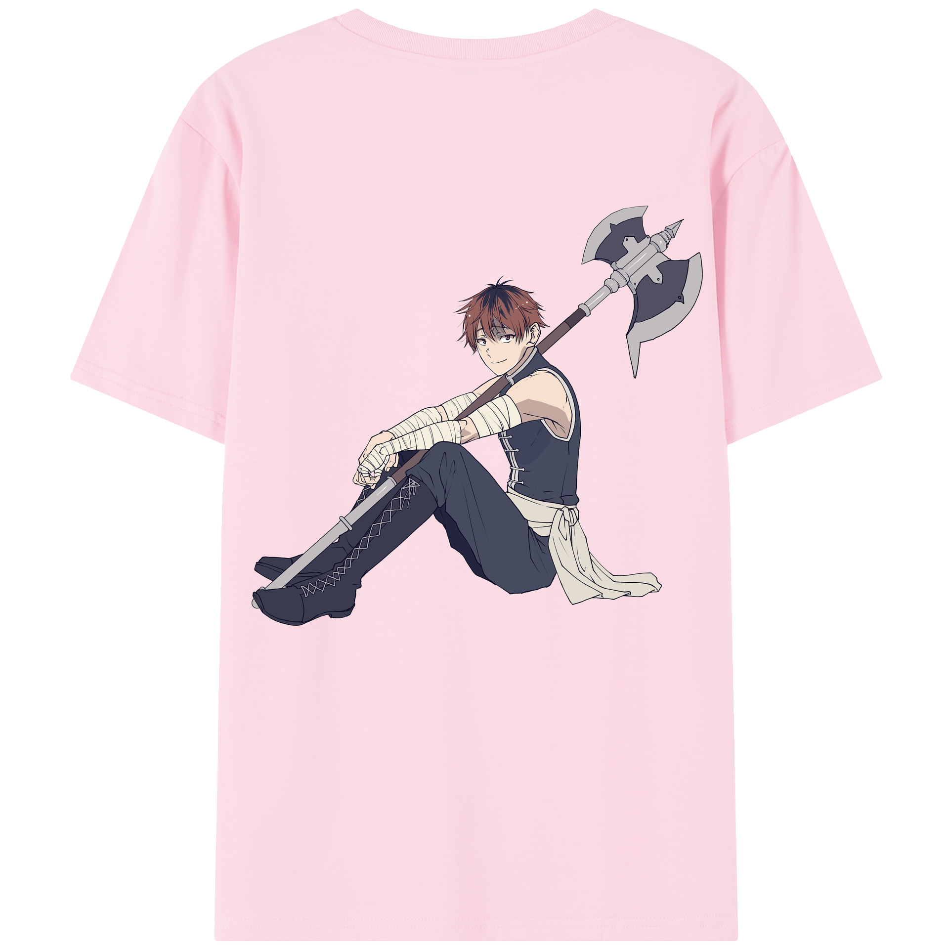 （画像用） 葬送のフリーレン Frieren 綿100％半袖Tシャツ（背面プリント）