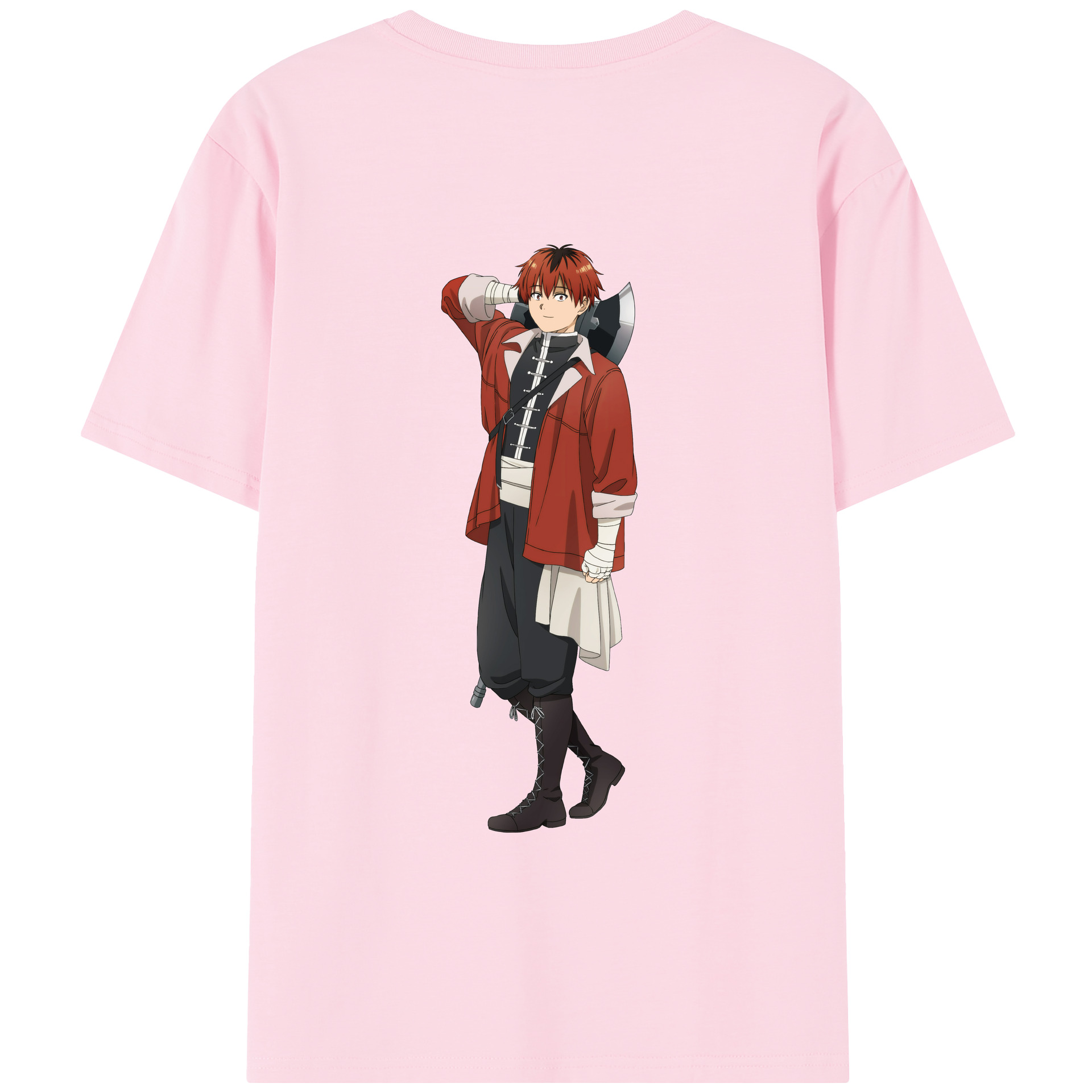 （画像用） 葬送のフリーレン Frieren 綿100％半袖Tシャツ（背面プリント）