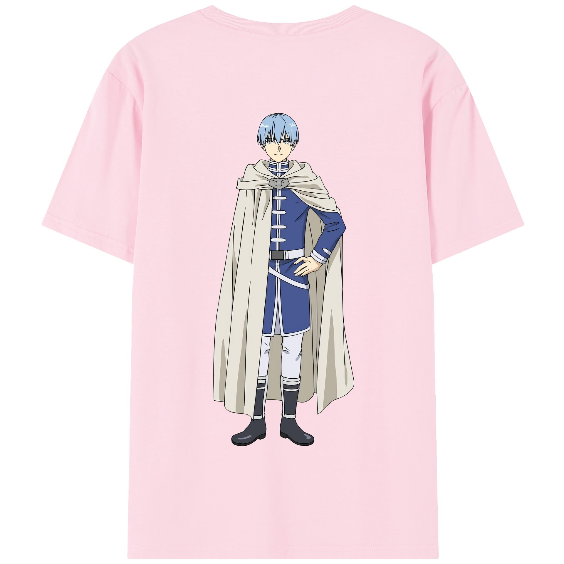（画像用） 葬送のフリーレン Frieren 綿100％半袖Tシャツ（背面プリント）