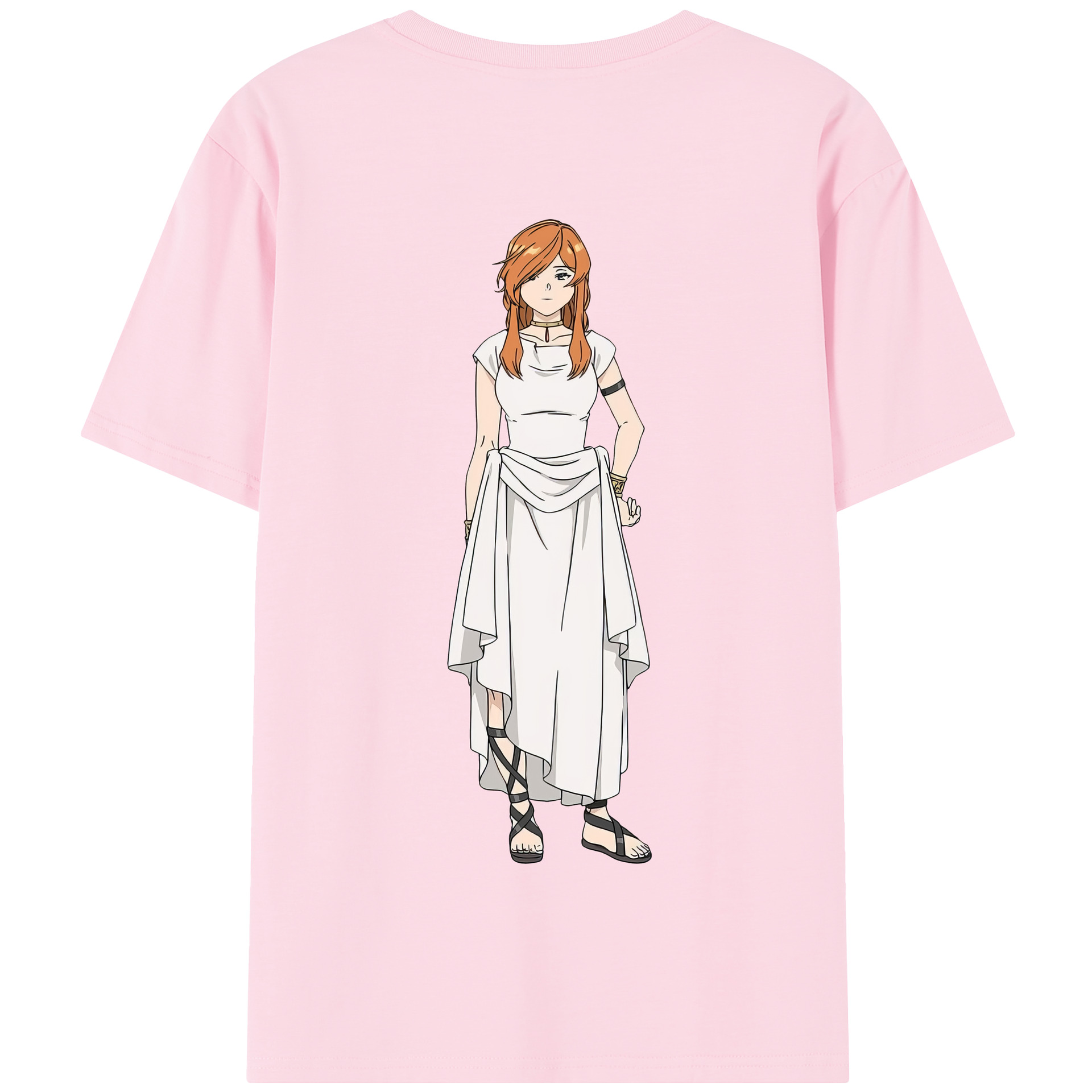 （画像用） 葬送のフリーレン Frieren 綿100％半袖Tシャツ（背面プリント）