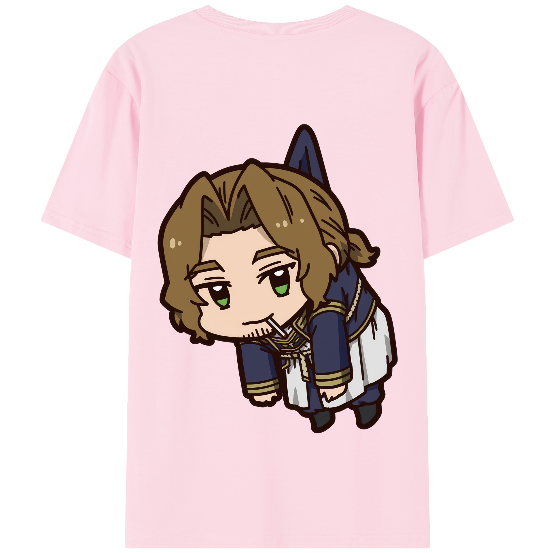 （画像用） 葬送のフリーレン Frieren 綿100％半袖Tシャツ（背面プリント）
