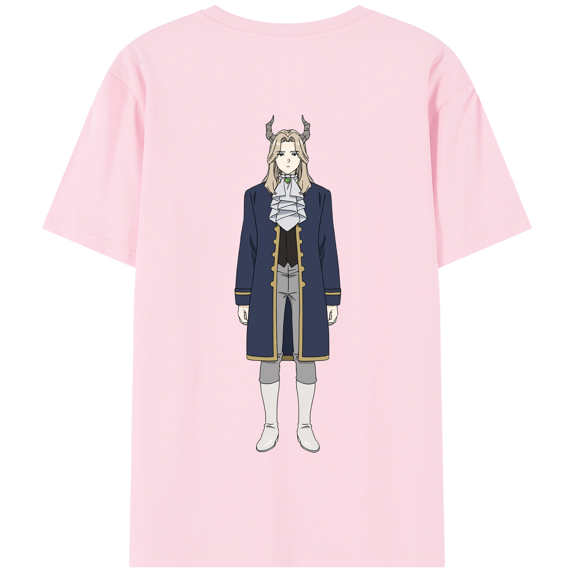 （画像用） 葬送のフリーレン Frieren 綿100％半袖Tシャツ（背面プリント）
