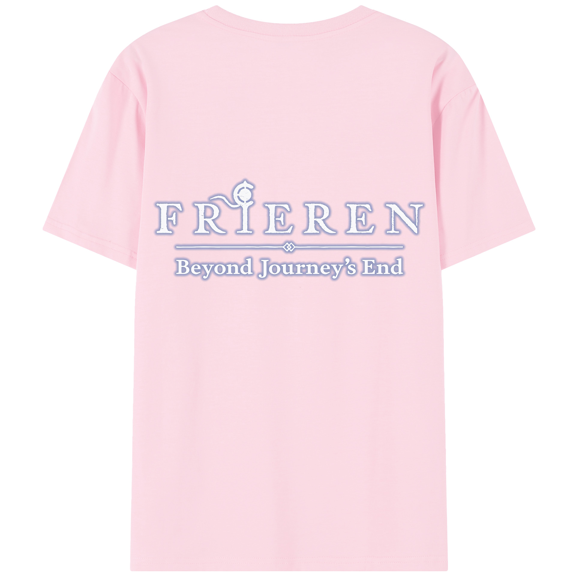 （画像用） 葬送のフリーレン Frieren 綿100％半袖Tシャツ（背面プリント）