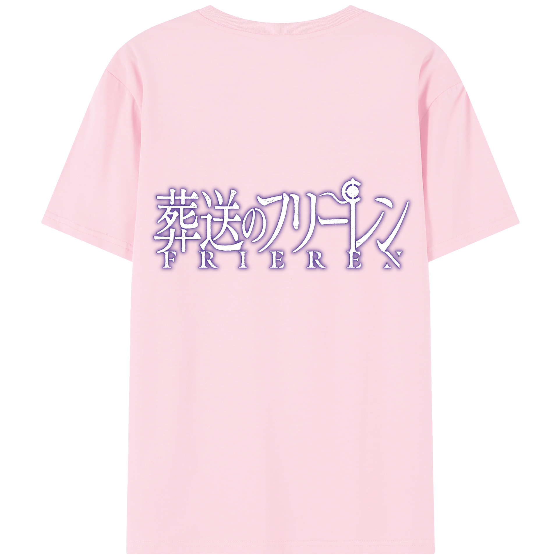 （画像用） 葬送のフリーレン Frieren 綿100％半袖Tシャツ（背面プリント）