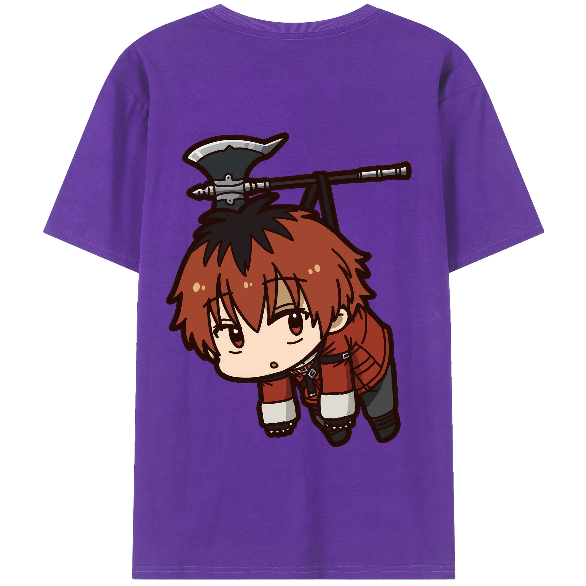 （画像用） 葬送のフリーレン Frieren 綿100％半袖Tシャツ（背面プリント）