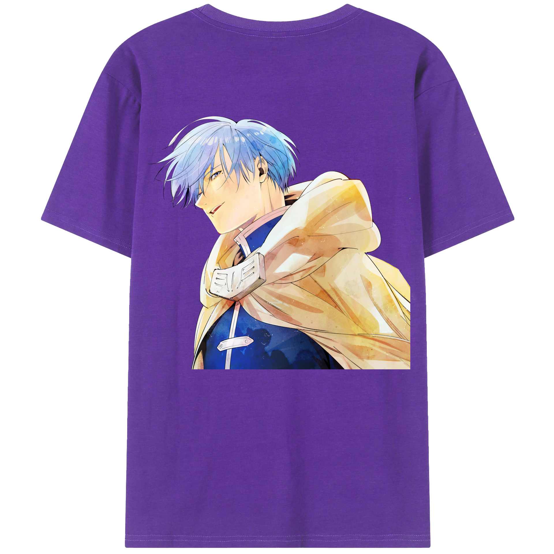 （画像用） 葬送のフリーレン Frieren 綿100％半袖Tシャツ（背面プリント）