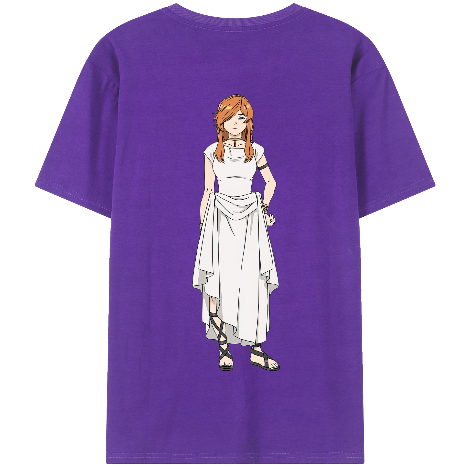 （画像用） 葬送のフリーレン Frieren 綿100％半袖Tシャツ（背面プリント）