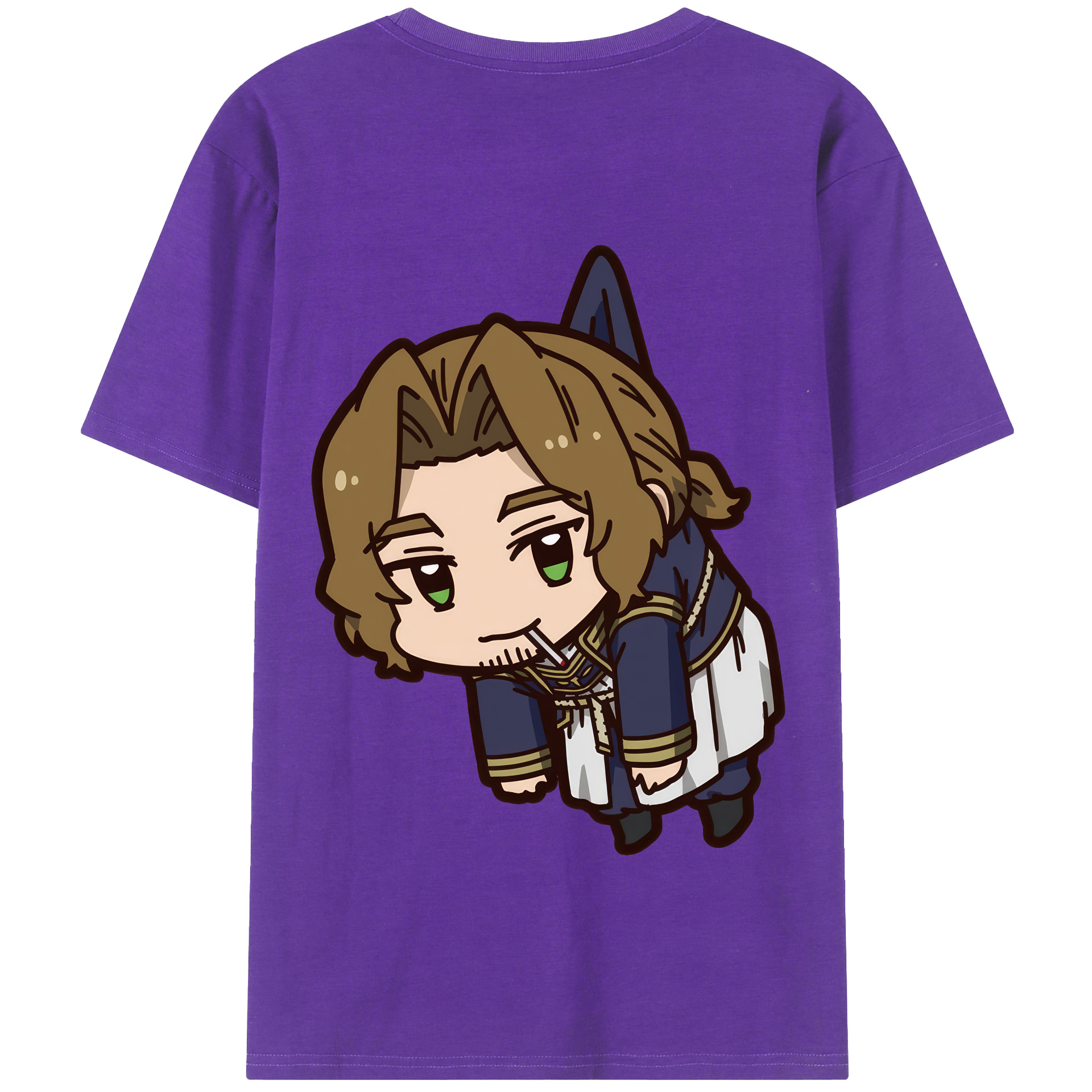 （画像用） 葬送のフリーレン Frieren 綿100％半袖Tシャツ（背面プリント）