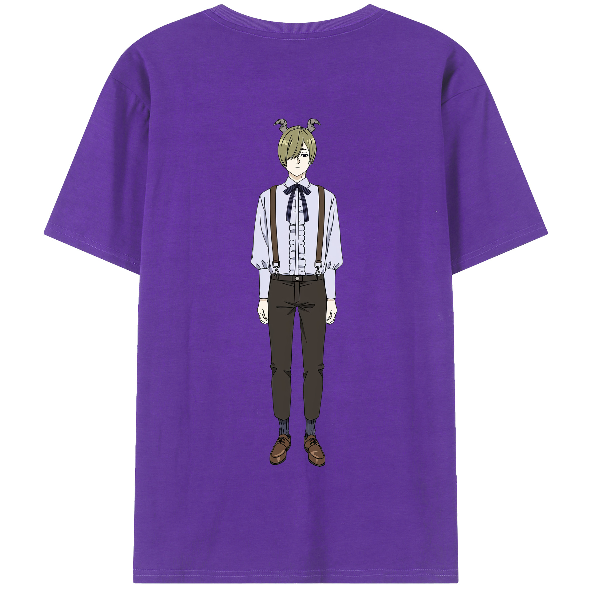 （画像用） 葬送のフリーレン Frieren 綿100％半袖Tシャツ（背面プリント）