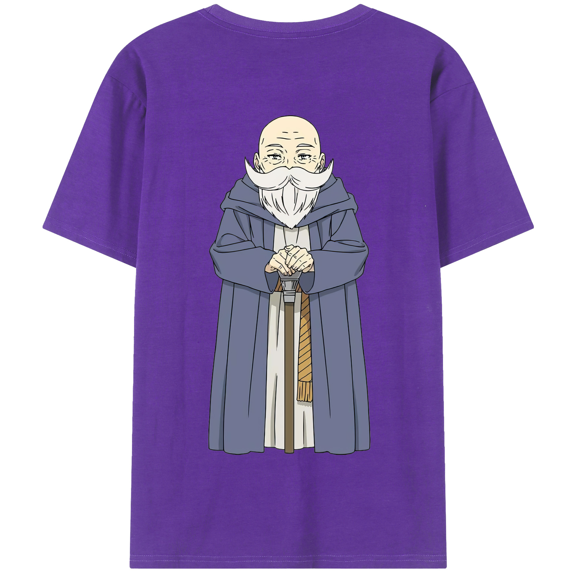 （画像用） 葬送のフリーレン Frieren 綿100％半袖Tシャツ（背面プリント）