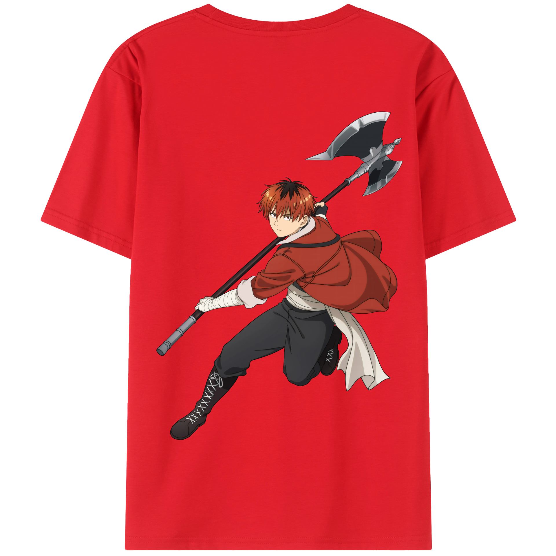 （画像用） 葬送のフリーレン Frieren 綿100％半袖Tシャツ（背面プリント）
