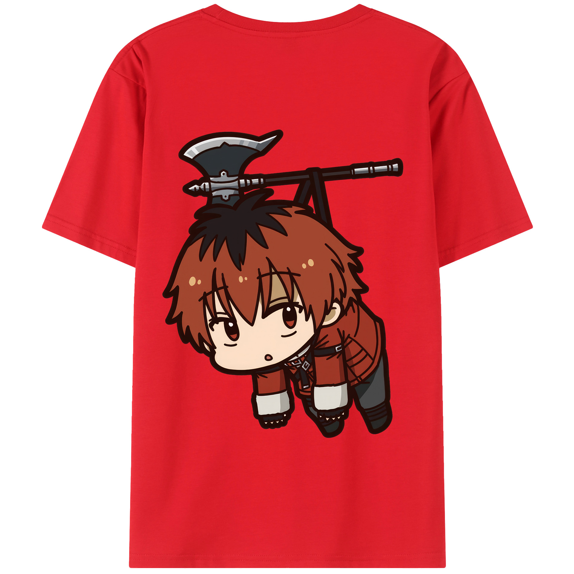 （画像用） 葬送のフリーレン Frieren 綿100％半袖Tシャツ（背面プリント）