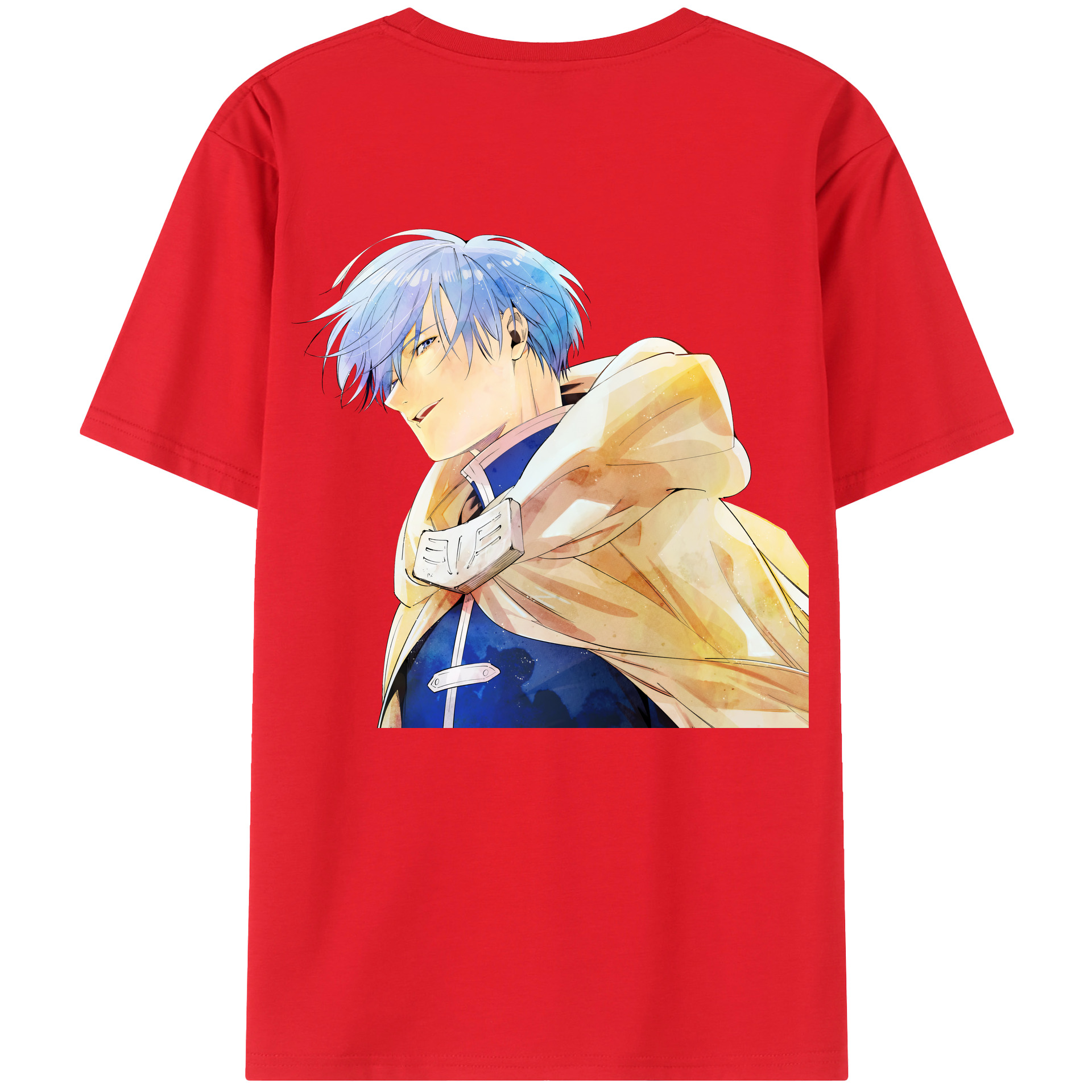 （画像用） 葬送のフリーレン Frieren 綿100％半袖Tシャツ（背面プリント）