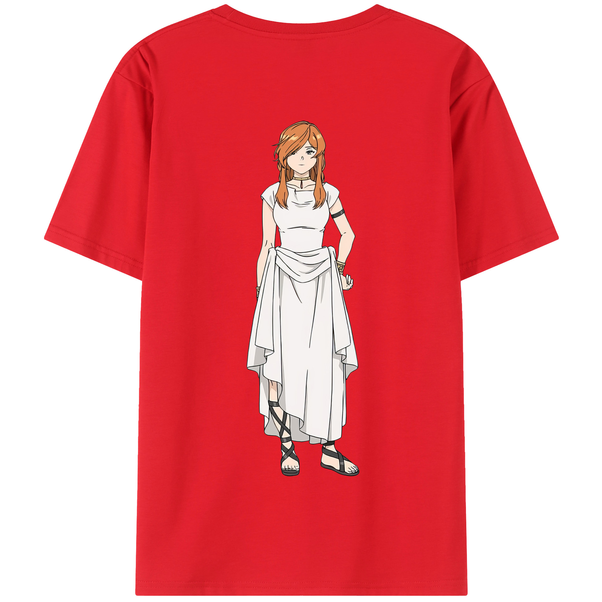 （画像用） 葬送のフリーレン Frieren 綿100％半袖Tシャツ（背面プリント）
