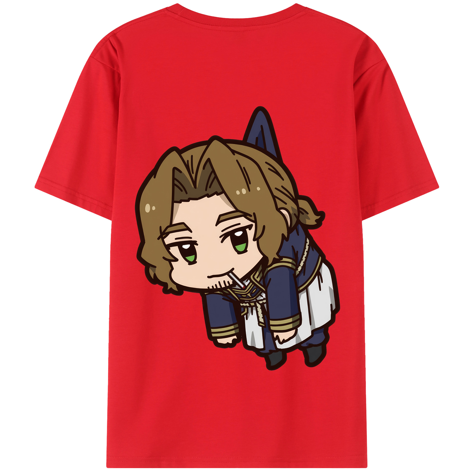 （画像用） 葬送のフリーレン Frieren 綿100％半袖Tシャツ（背面プリント）