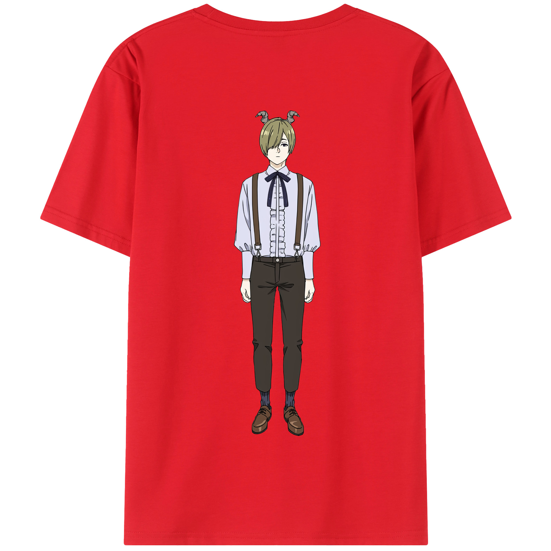 （画像用） 葬送のフリーレン Frieren 綿100％半袖Tシャツ（背面プリント）