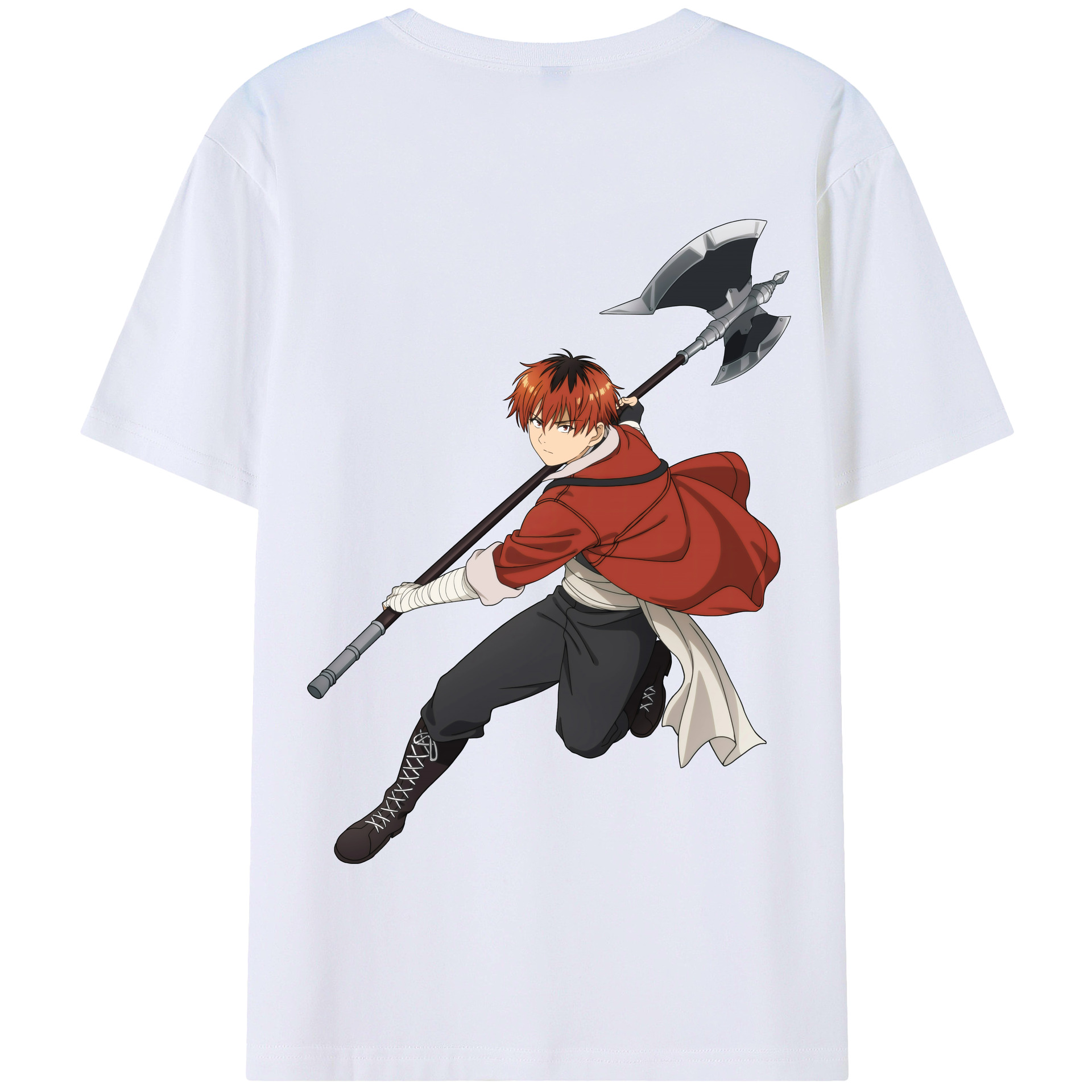 （画像用） 葬送のフリーレン Frieren 綿100％半袖Tシャツ（背面プリント）