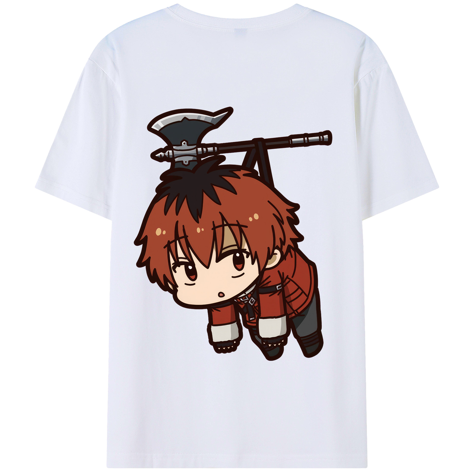 （画像用） 葬送のフリーレン Frieren 綿100％半袖Tシャツ（背面プリント）