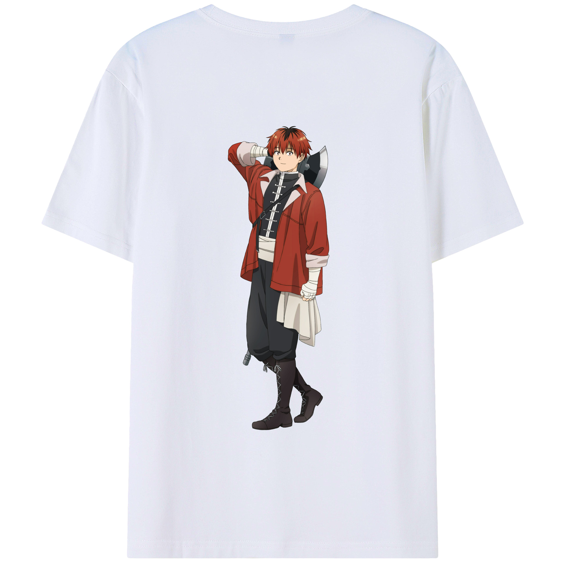 （画像用） 葬送のフリーレン Frieren 綿100％半袖Tシャツ（背面プリント）